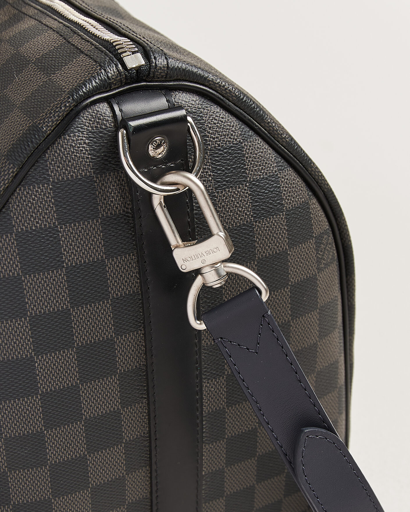 Herren | Pre-Owned & Vintage Bags | Louis Vuitton Pre-Owned | Keepall Bandouliére 45 Damier Graphite