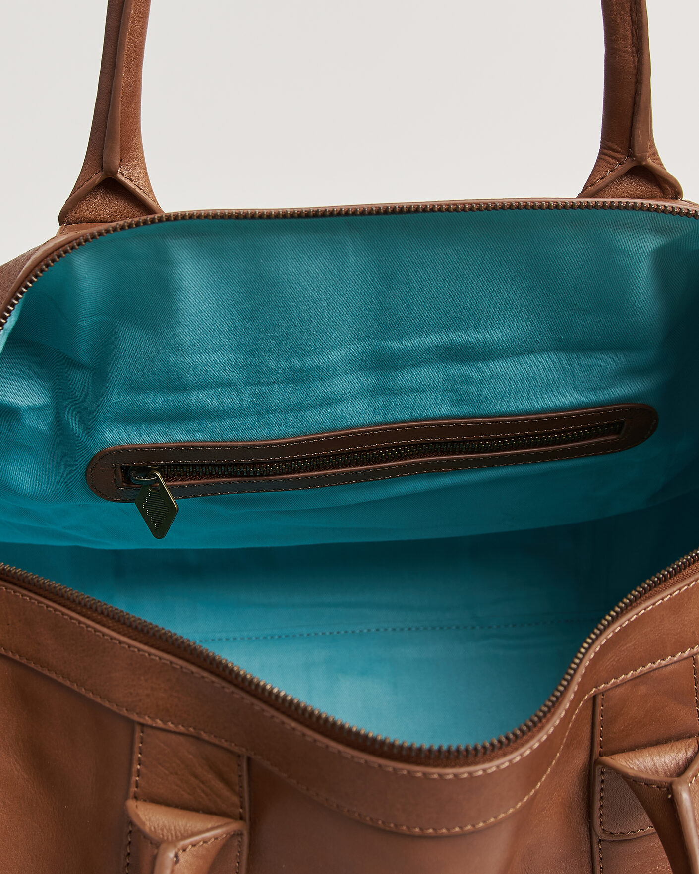 Herren | Taschen | Pampeano | Varon Small Leather Weekend Bag Tan