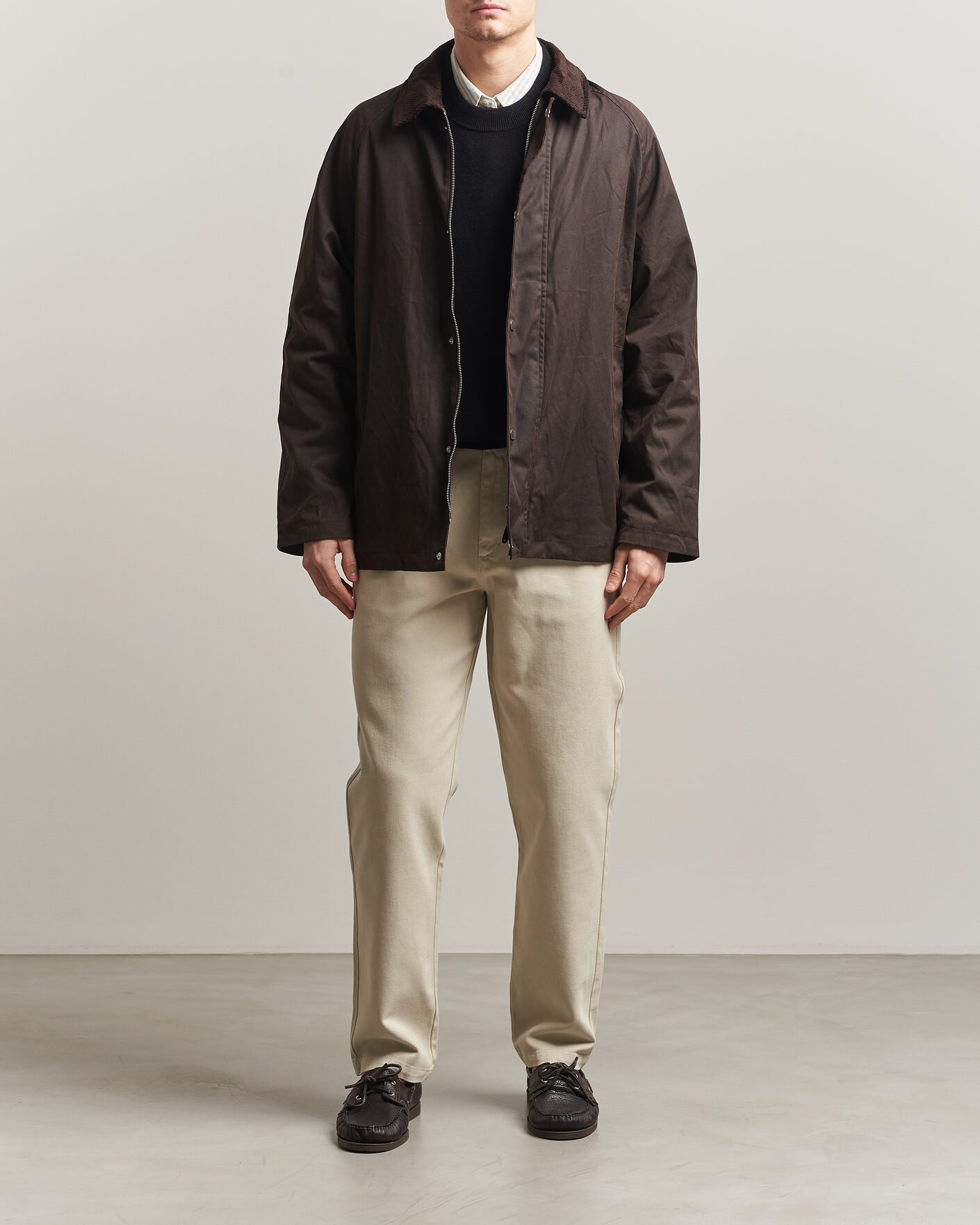 Herren | Jacken | A Day's March | Limestone Waxed Jacket Dark Brown