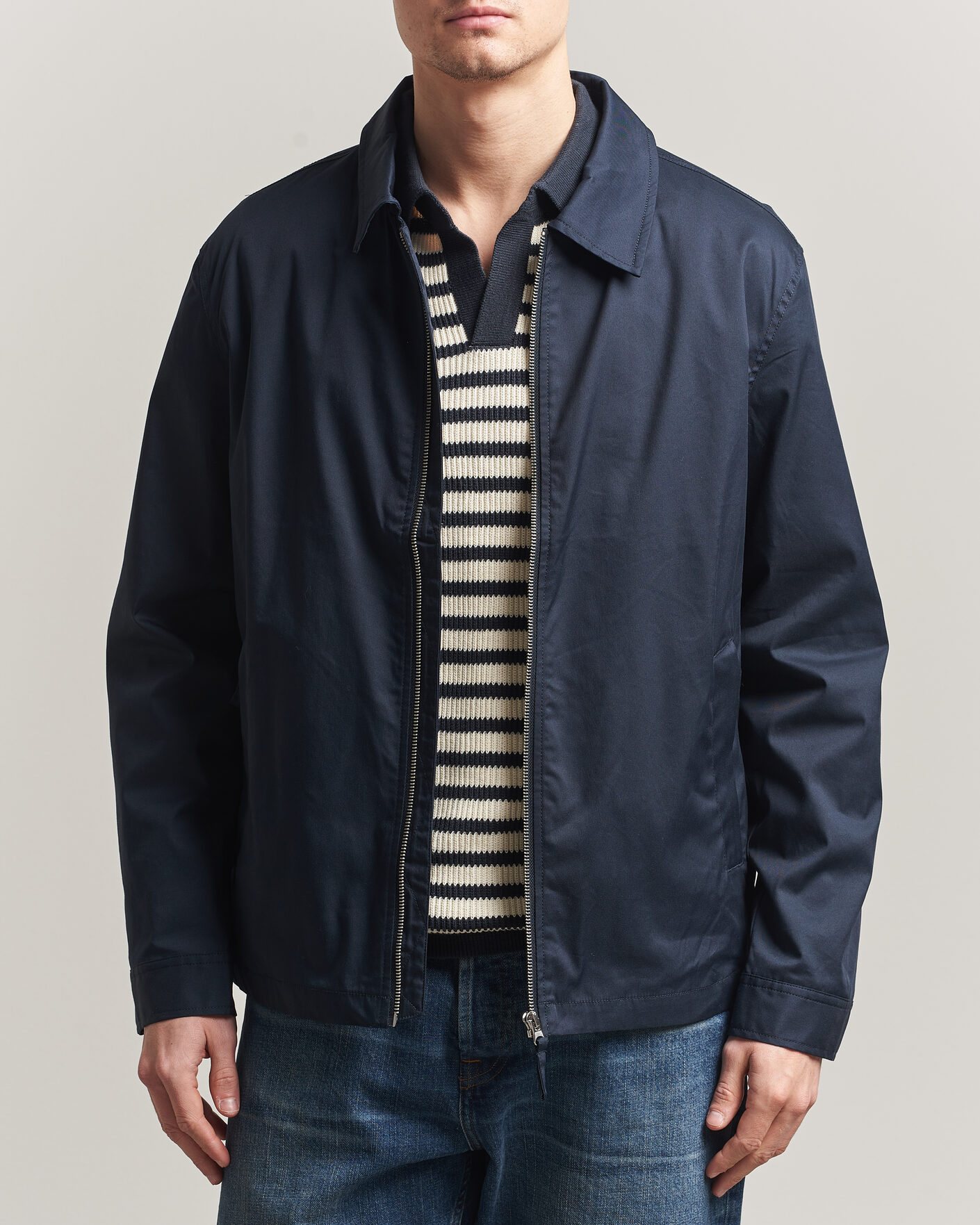 Herren | Jacken | A Day's March | Garland Cotton Jacket Navy