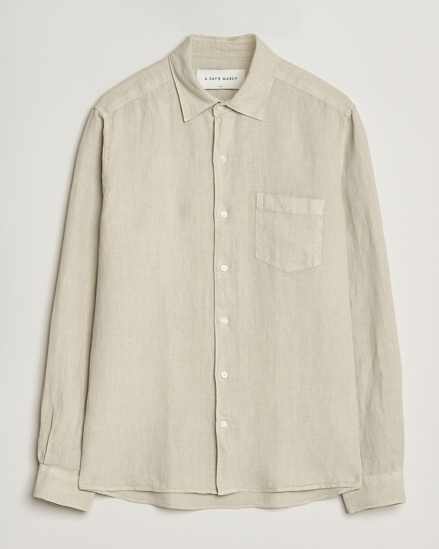Herren | Hemden | A Day's March | Daintree Linen Shirt Moonstruck