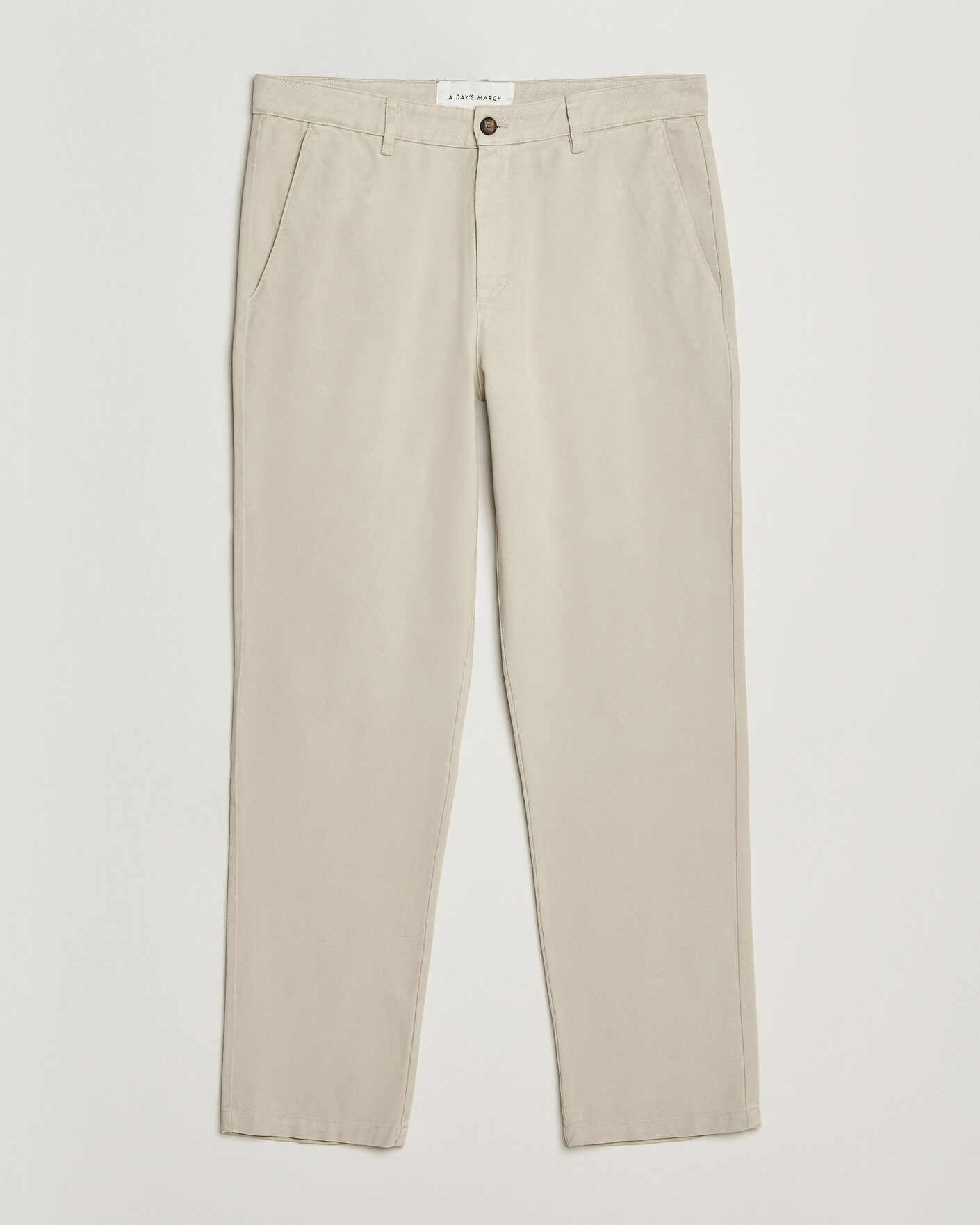 Herren | Hosen | A Day's March | Miller Cotton Lyocell Trousers Light Khaki