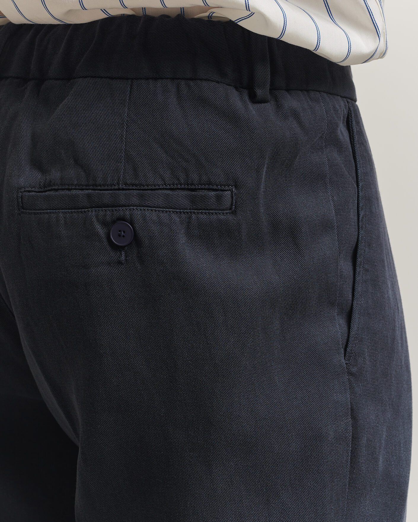Herren | Hosen | A Day's March | Smart Lyocell Trousers Navy