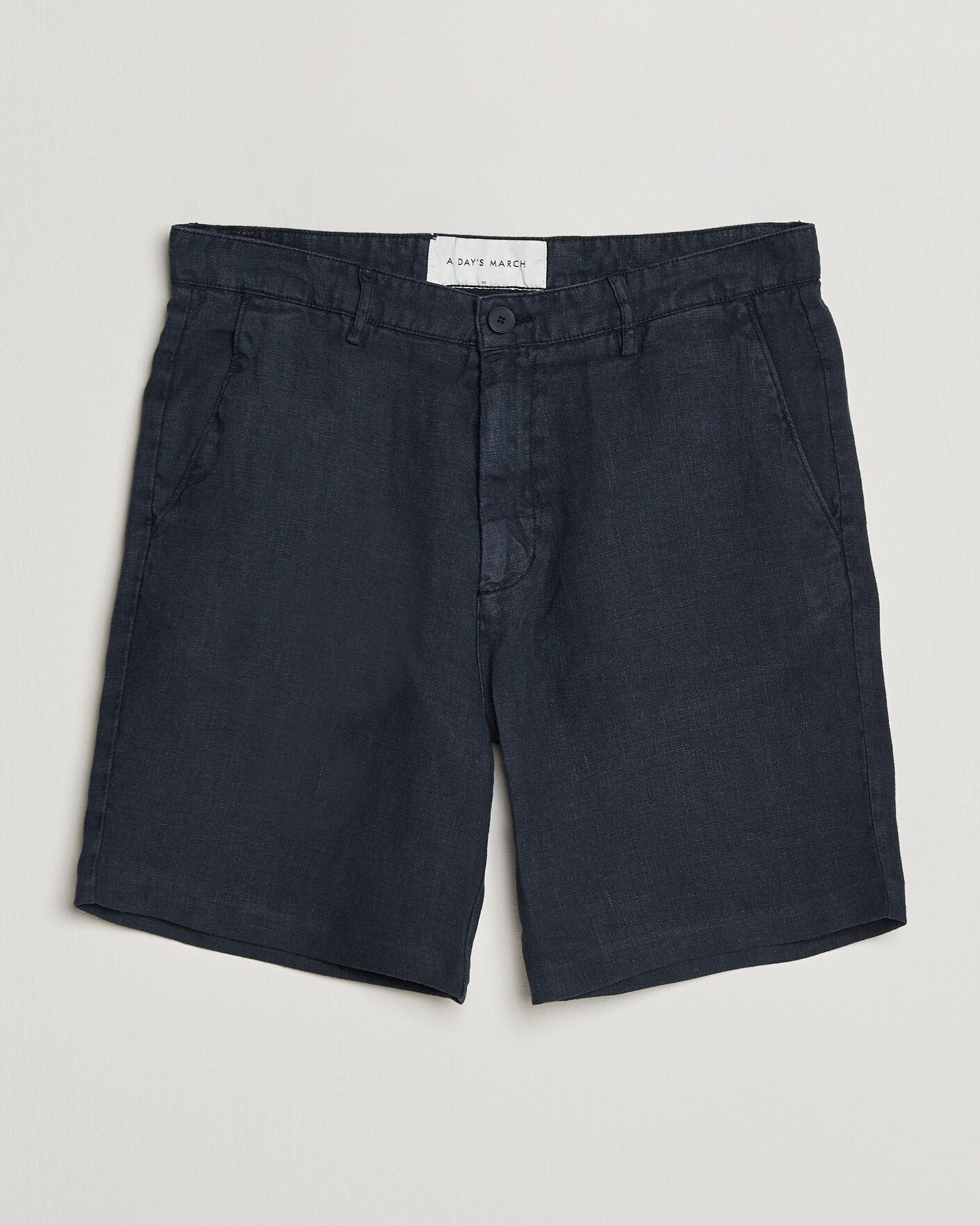 Herren | Shorts | A Day's March | Luny Linen Shorts Navy
