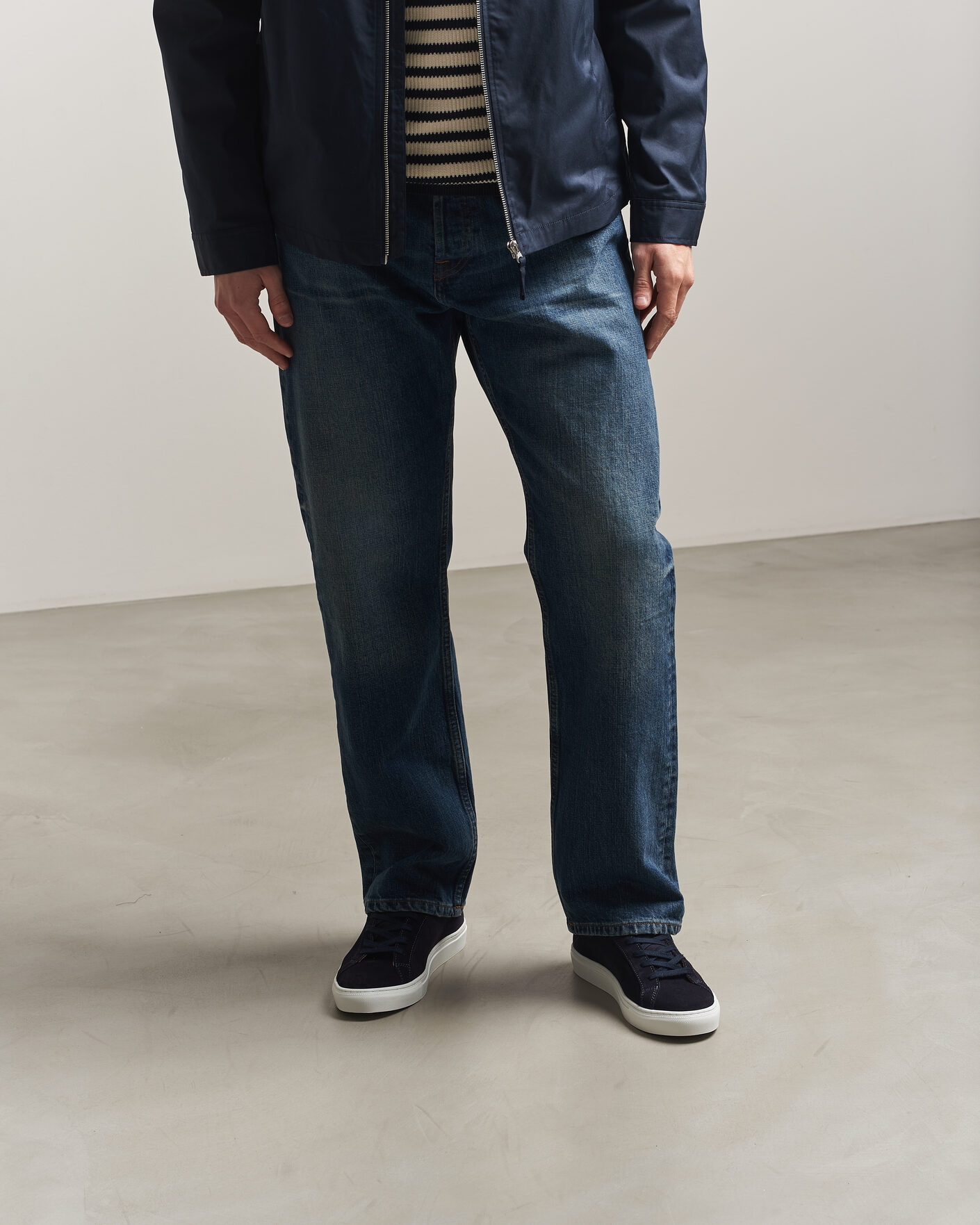 Herren | Sneaker | A Day's March | Marching Suede Sneaker Navy