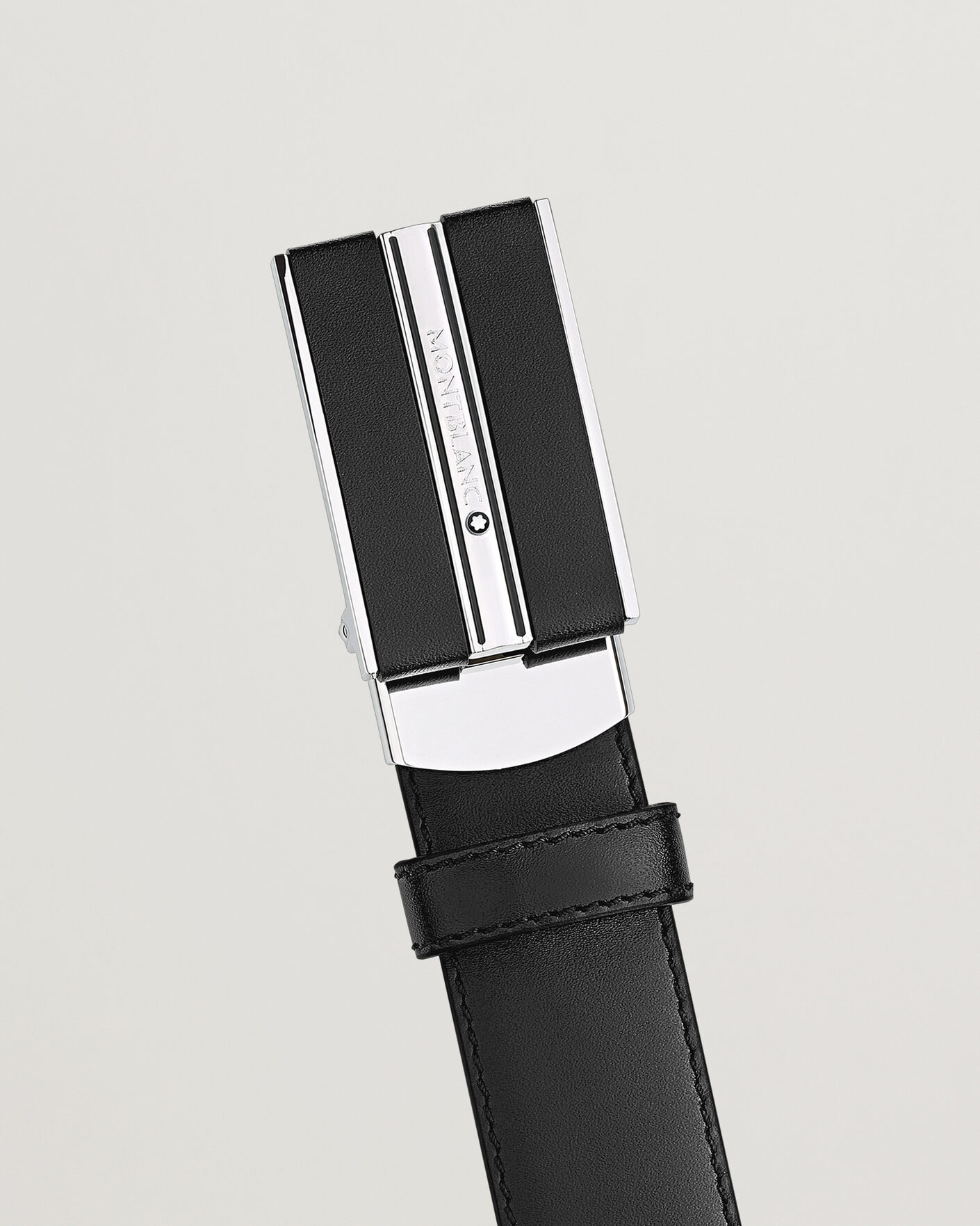 Herren | Gürtel | Montblanc | Plate 30mm Leather Belt Black
