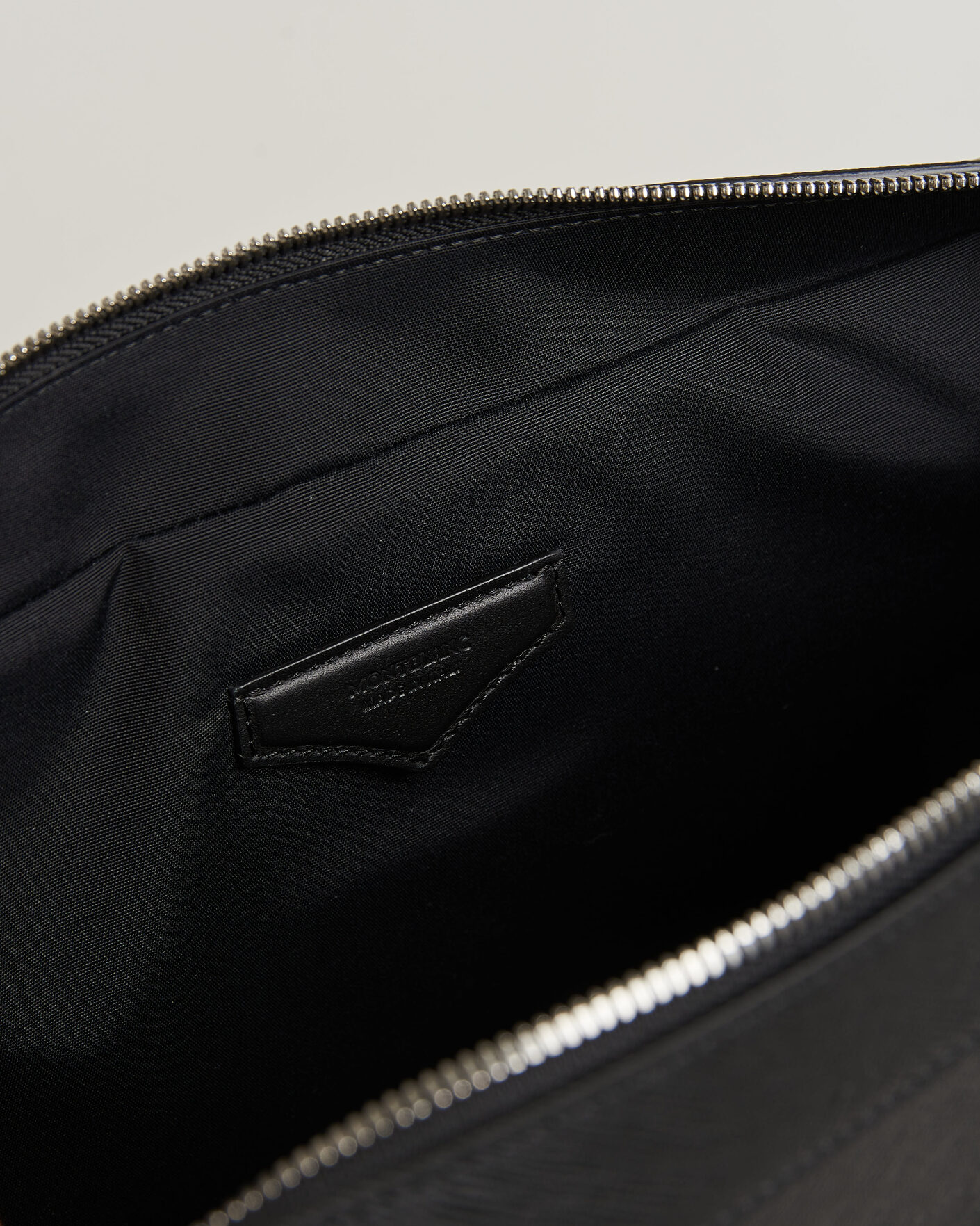 Herren | Taschen | Montblanc | Medium Sartorial Leather Briefcase with Pocket Black