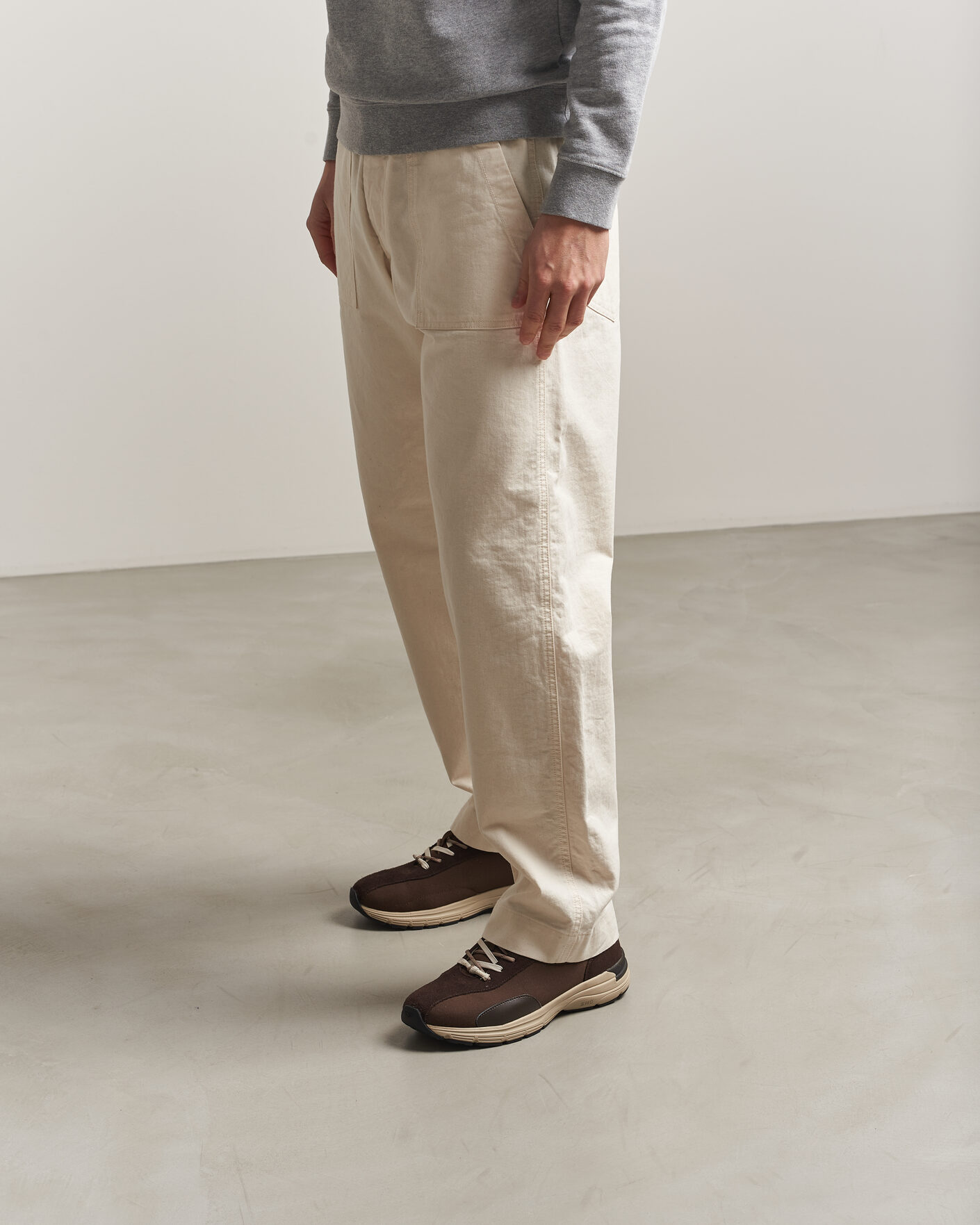 Herren | Sneaker | Stepney Workers Club | Legion Suede Twill Sneaker Dark Brown