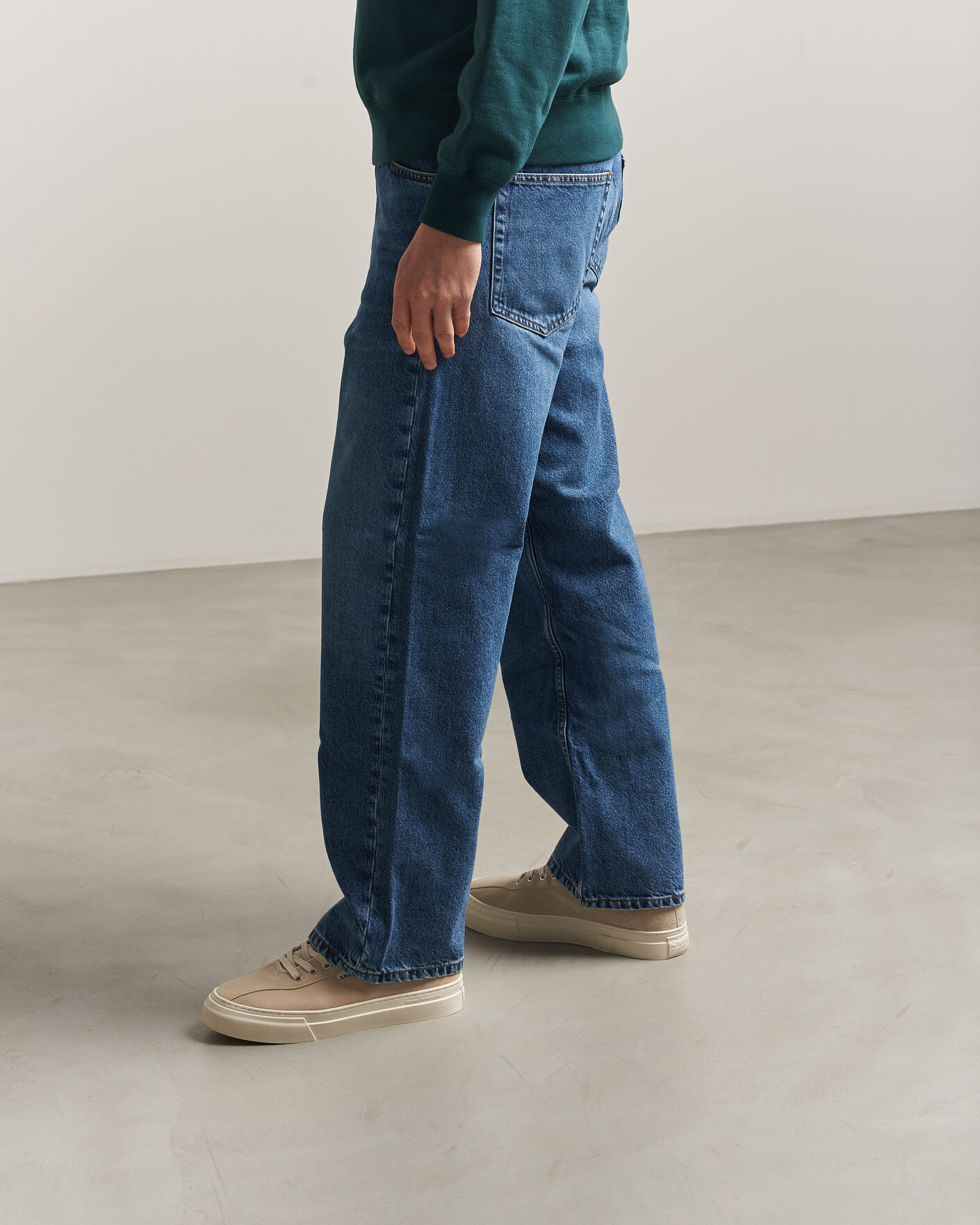 Herren | Sneaker | Stepney Workers Club | Dellow 02 Cupsole Suede Sneaker Oat