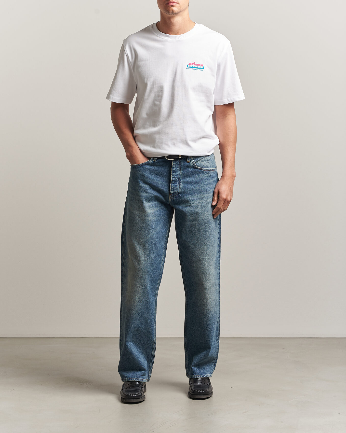 Herren | T-Shirts | LES DEUX | Prince P T-Shirt White