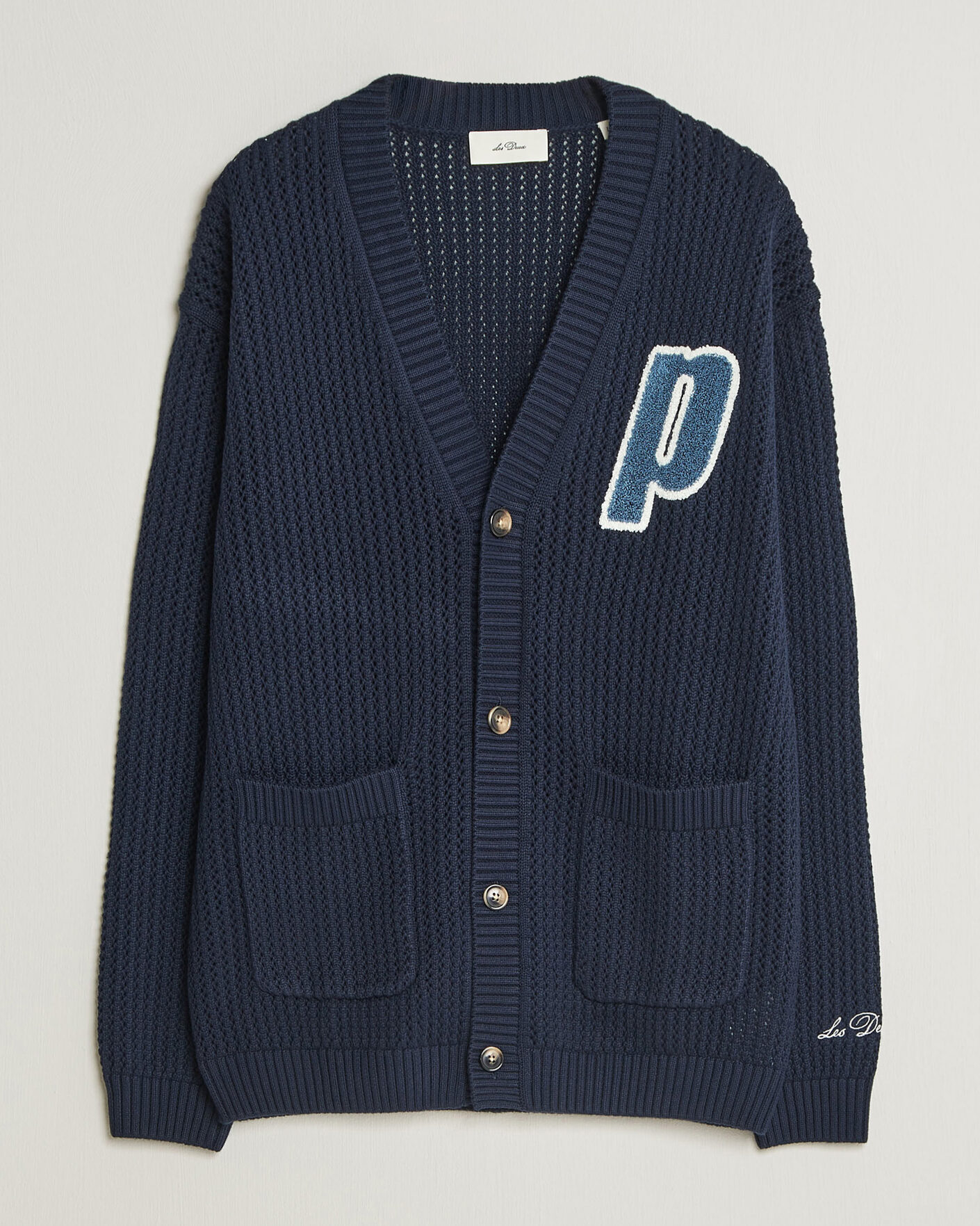 Herren | Pullover | LES DEUX | Prince Lace Knitted Cardigan Dark Navy