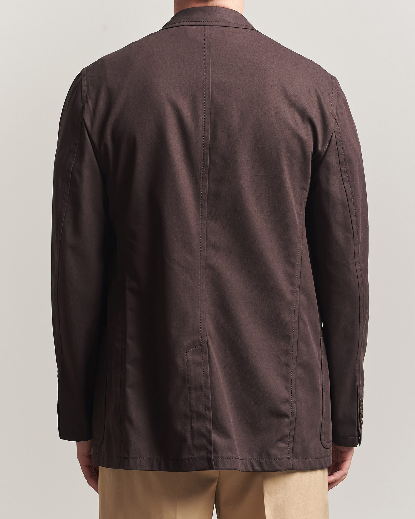 Herren | Sakkos | Filippa K | Reese Cotton Double Breasted Blazer Dark Chocolate