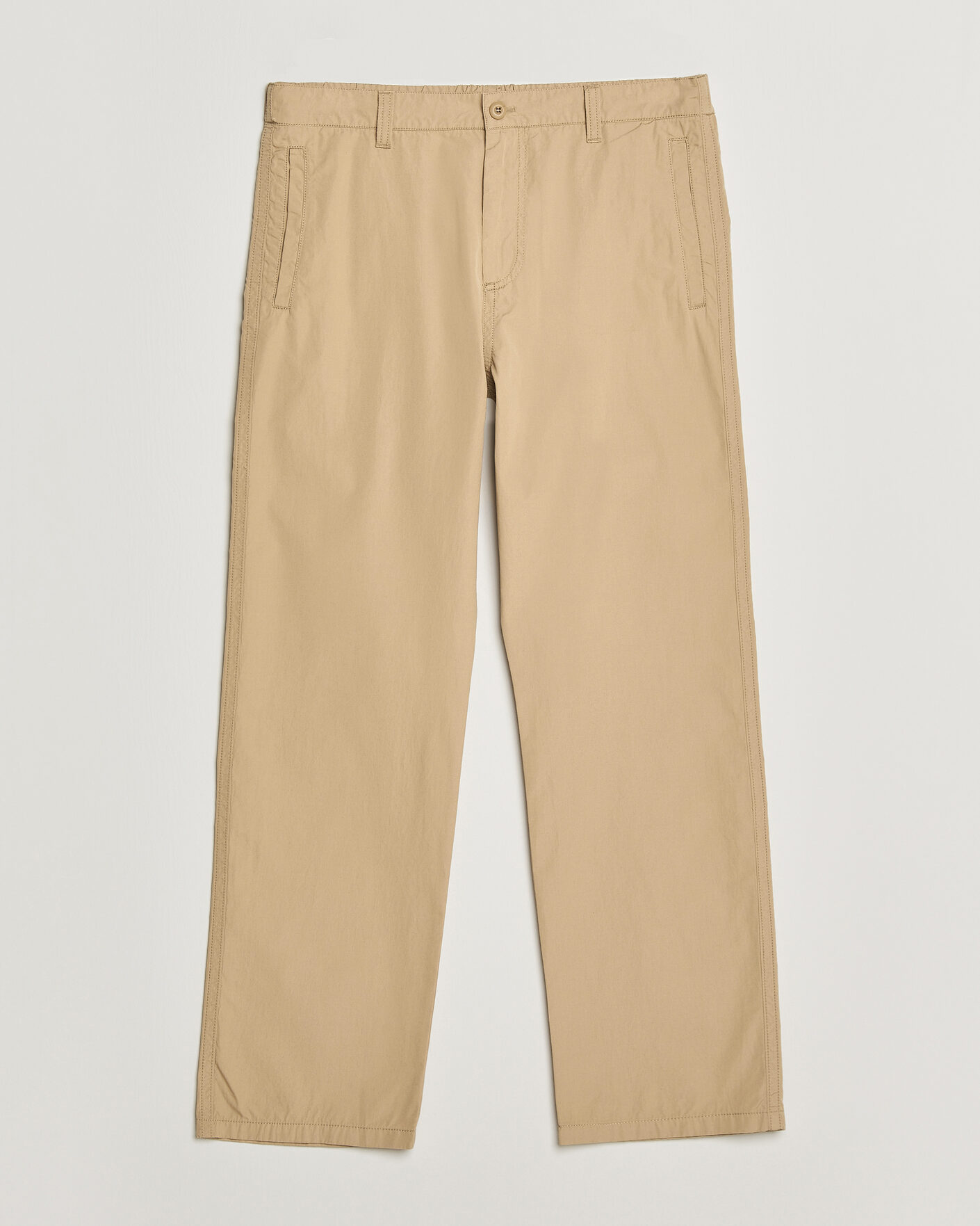 Herren | Hosen | Filippa K | Flynn Washed Cotton Drawstring Trousers Canvas Beige