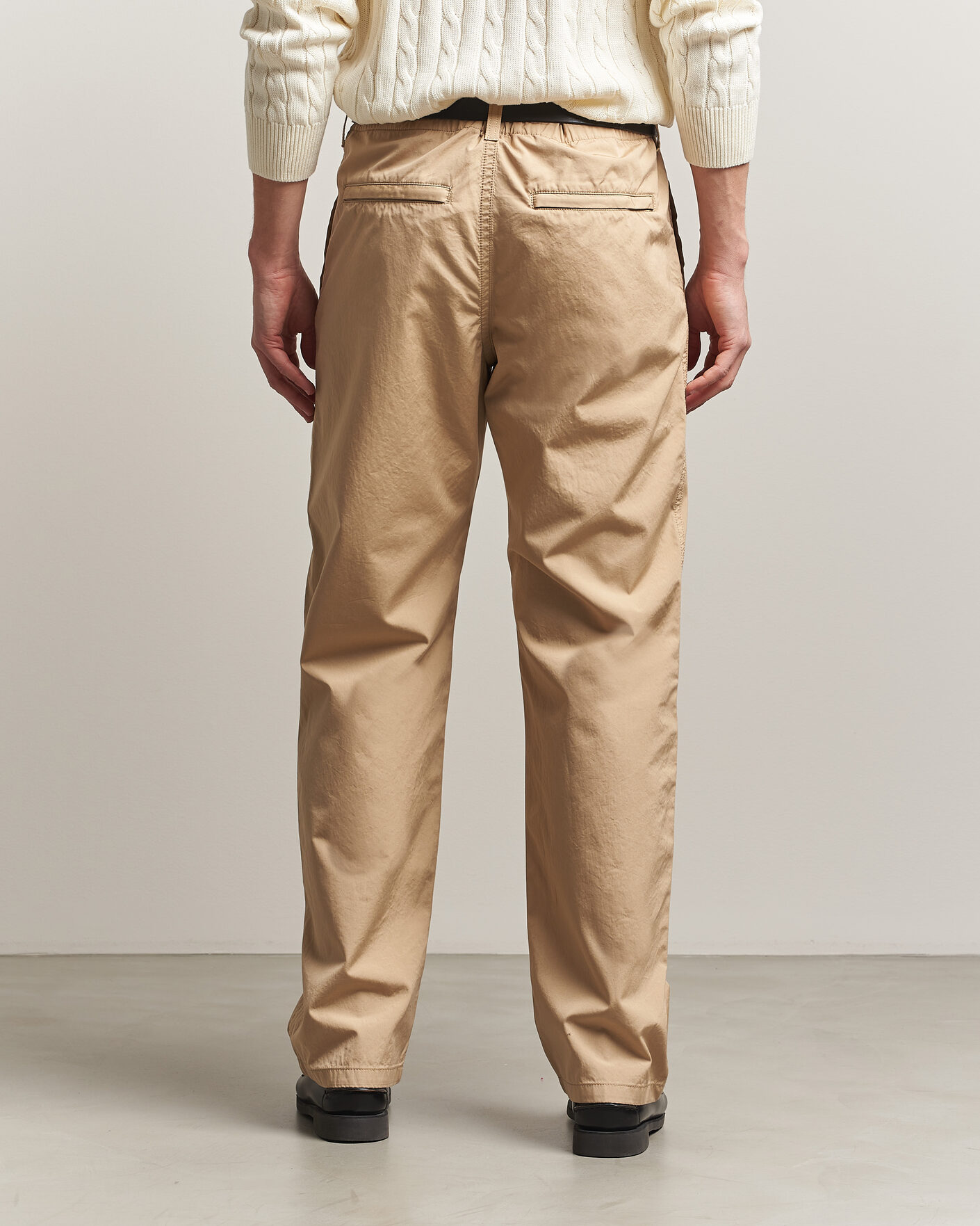 Herren | Hosen | Filippa K | Flynn Washed Cotton Drawstring Trousers Canvas Beige