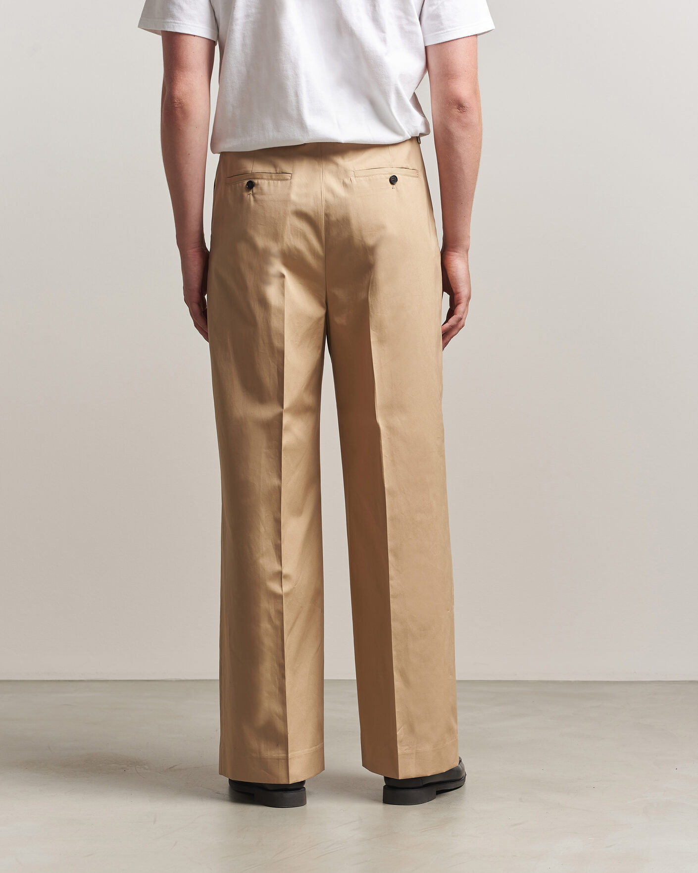 Herren | Hosen | Filippa K | Milo Cotton Trousers Canvas Beige