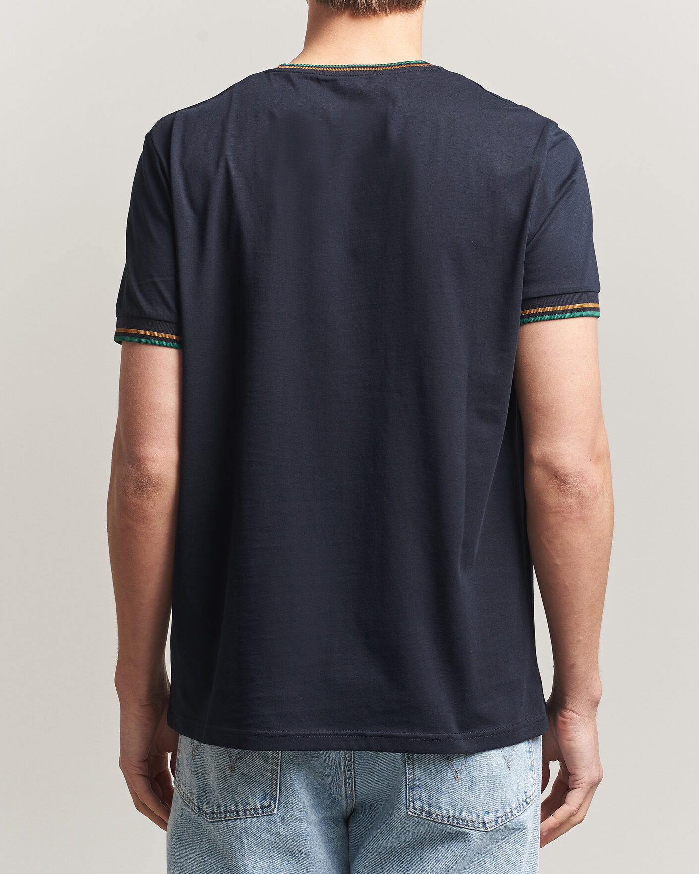 Herren | T-Shirts | Fred Perry | Twin Tipped T-Shirt Navy