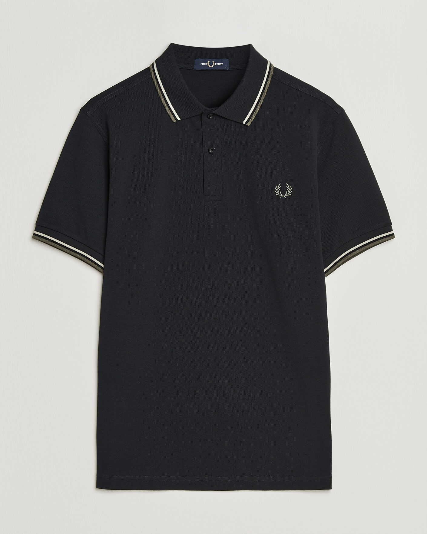 Herren | Poloshirts | Fred Perry | Twin Tipped Polo Shirt Black