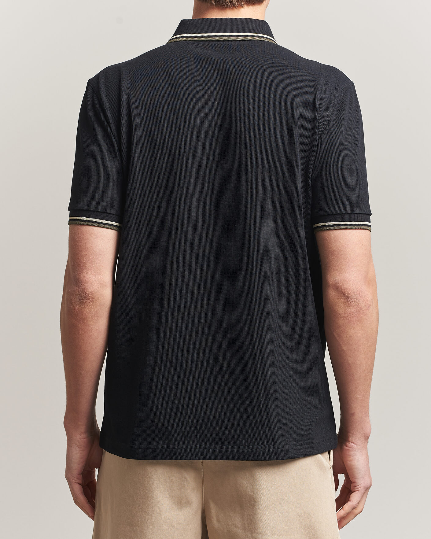 Herren | Poloshirts | Fred Perry | Twin Tipped Polo Shirt Black