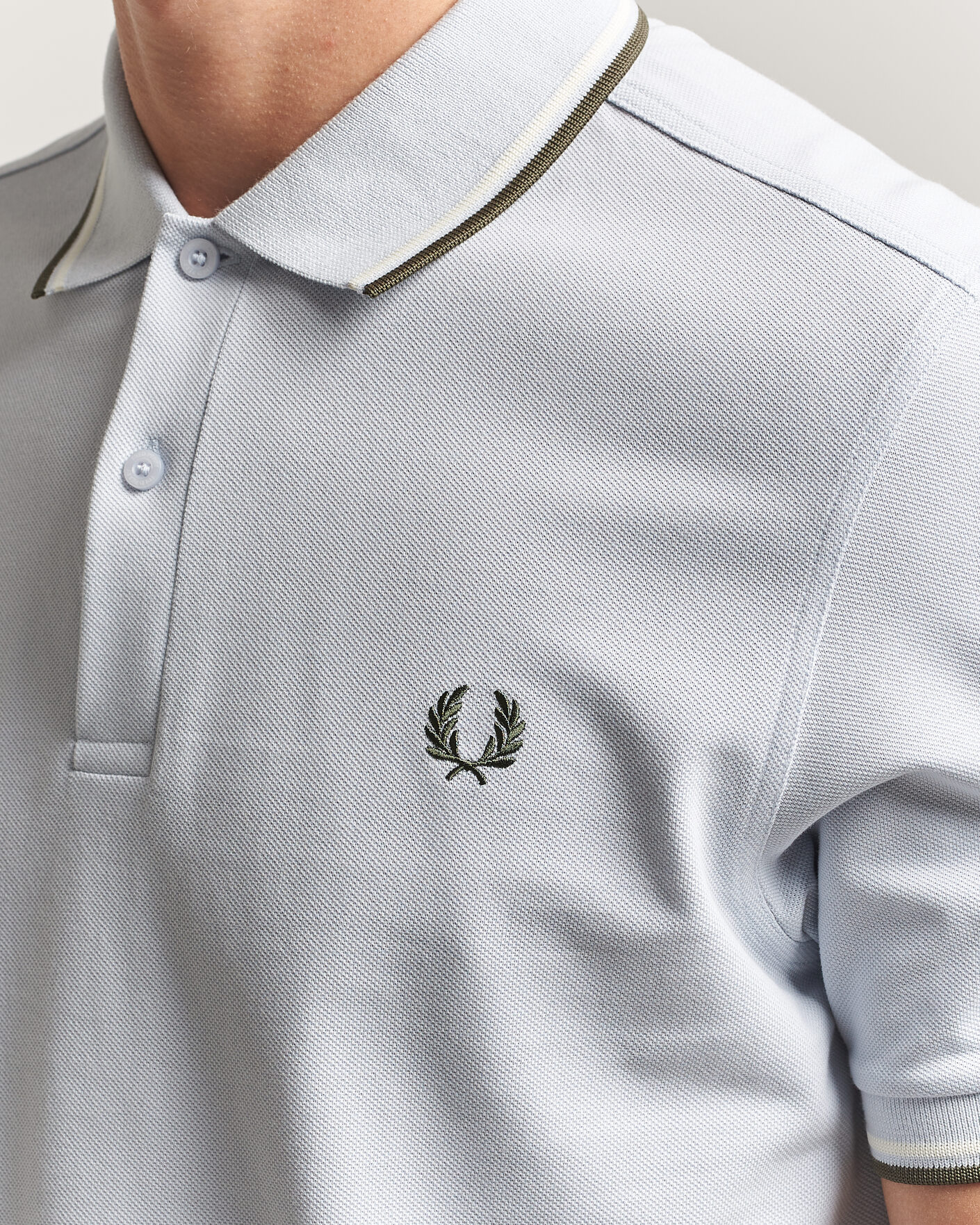Herren | Poloshirts | Fred Perry | Twin Tipped Polo Shirt Dusky Blue