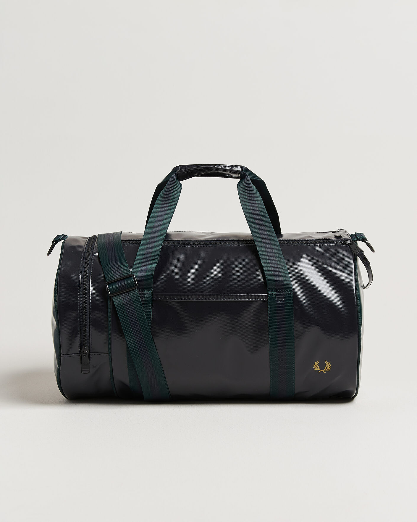 Herren | Taschen | Fred Perry | Classic Barrel Bag Navy/Grassroots Green