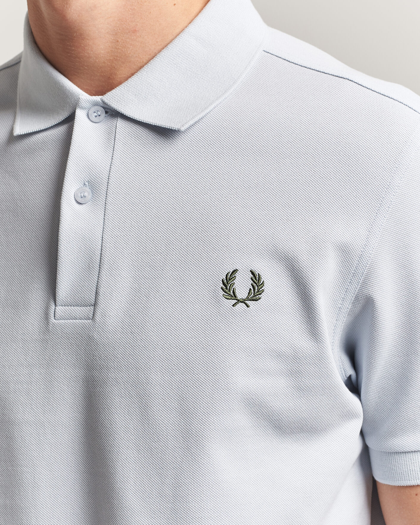 Herren | Poloshirts | Fred Perry | Plain Polo Shirt Dusty Blue