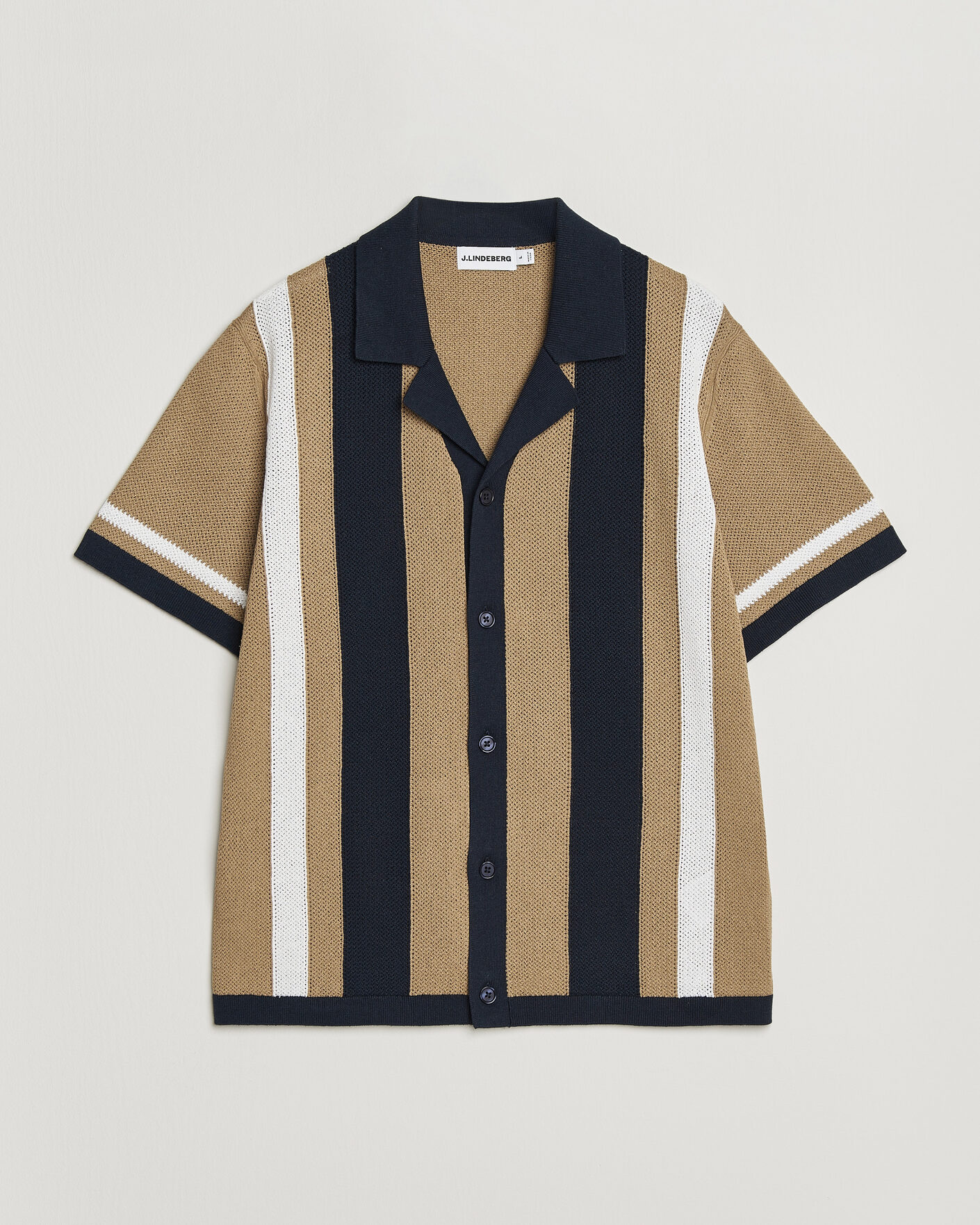 Herren | Hemden | J.Lindeberg | Remus Knitted Resort Shirt Kelp