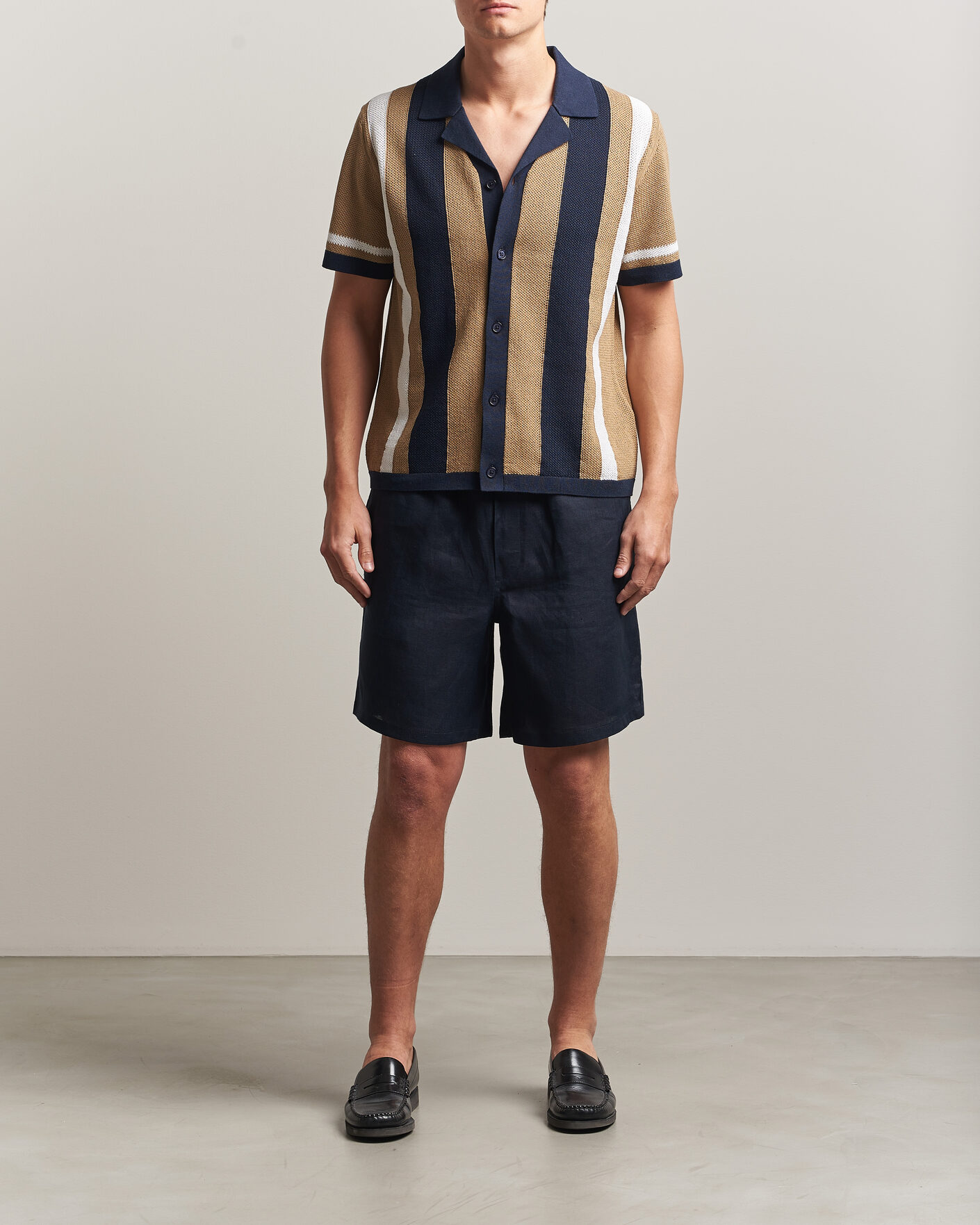 Herren | Hemden | J.Lindeberg | Remus Knitted Resort Shirt Kelp