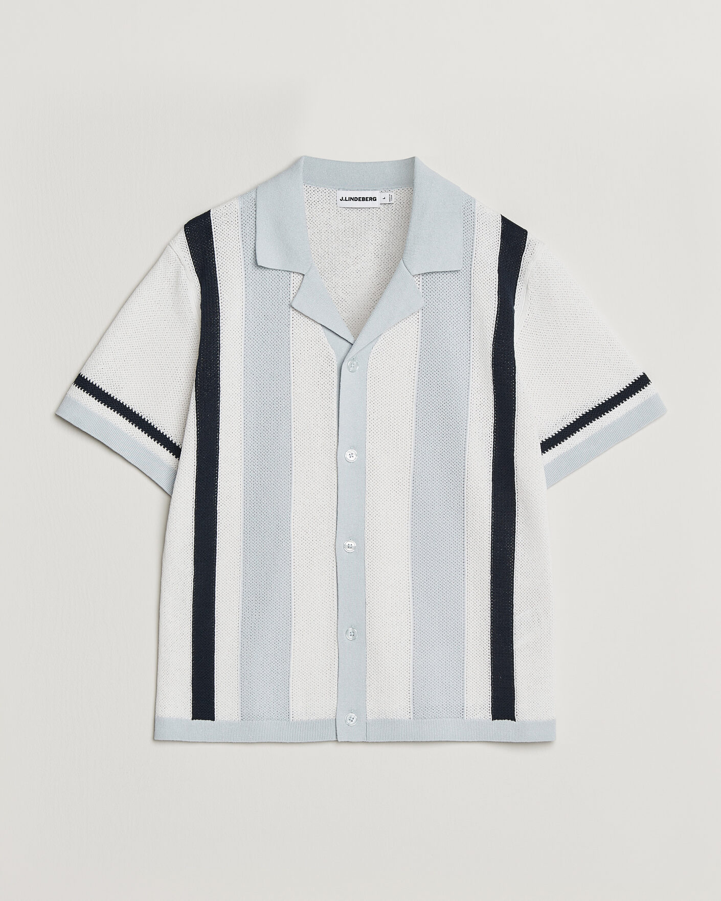Herren | Hemden | J.Lindeberg | Remus Knitted Resort Shirt Skywriting