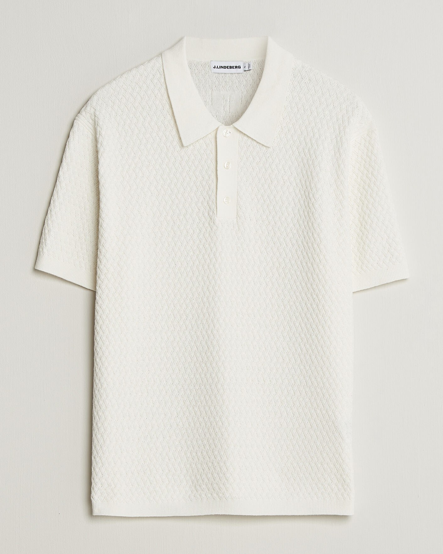 Herren | Poloshirts | J.Lindeberg | Jacques Structured Knitted Polo Tofu