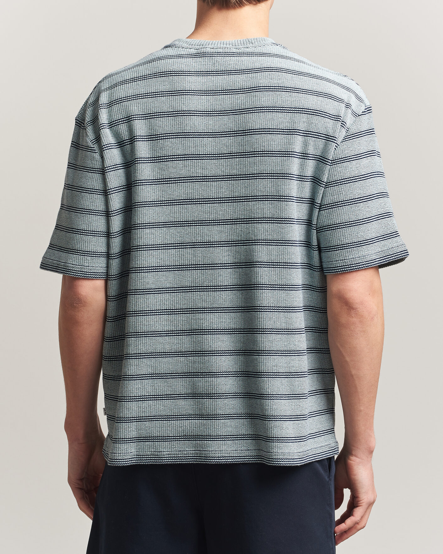 Herren | T-Shirts | J.Lindeberg | Jose Jacquard T-Shirt Estate Blue