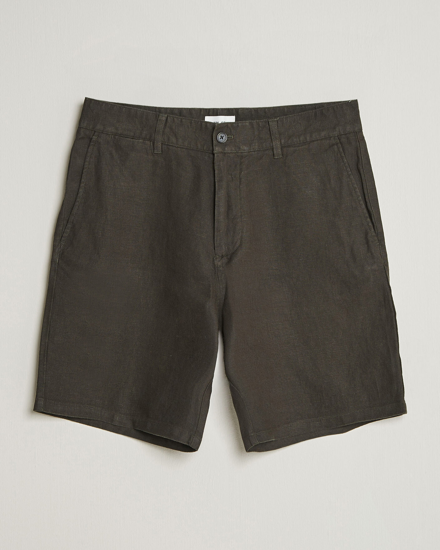 Herren |  | NN07 | Aden Linen Shorts Dark Army