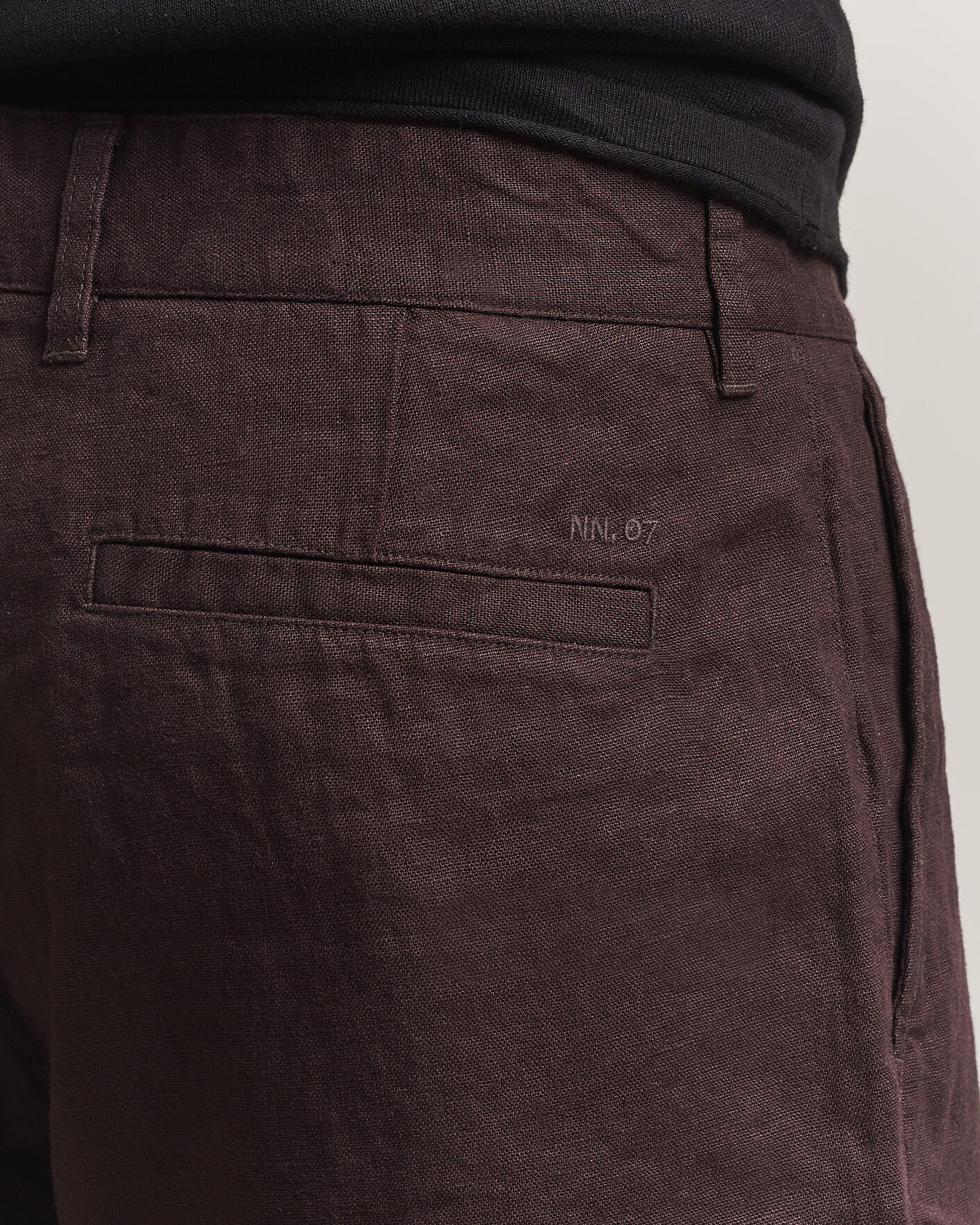 Herren | Shorts | NN07 | Aden Linen Shorts Dusky Port