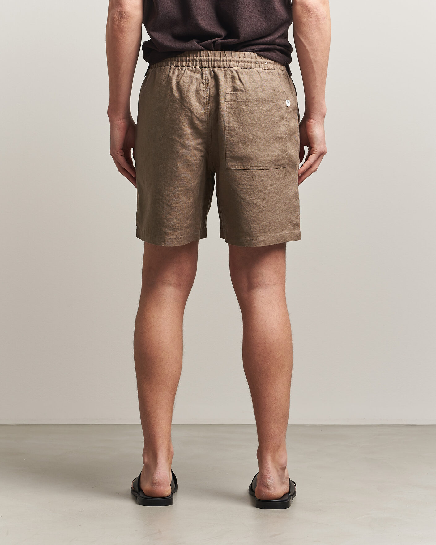 Herren | Shorts | NN07 | Gregor Linen Drawstring Shorts Clay Mirage