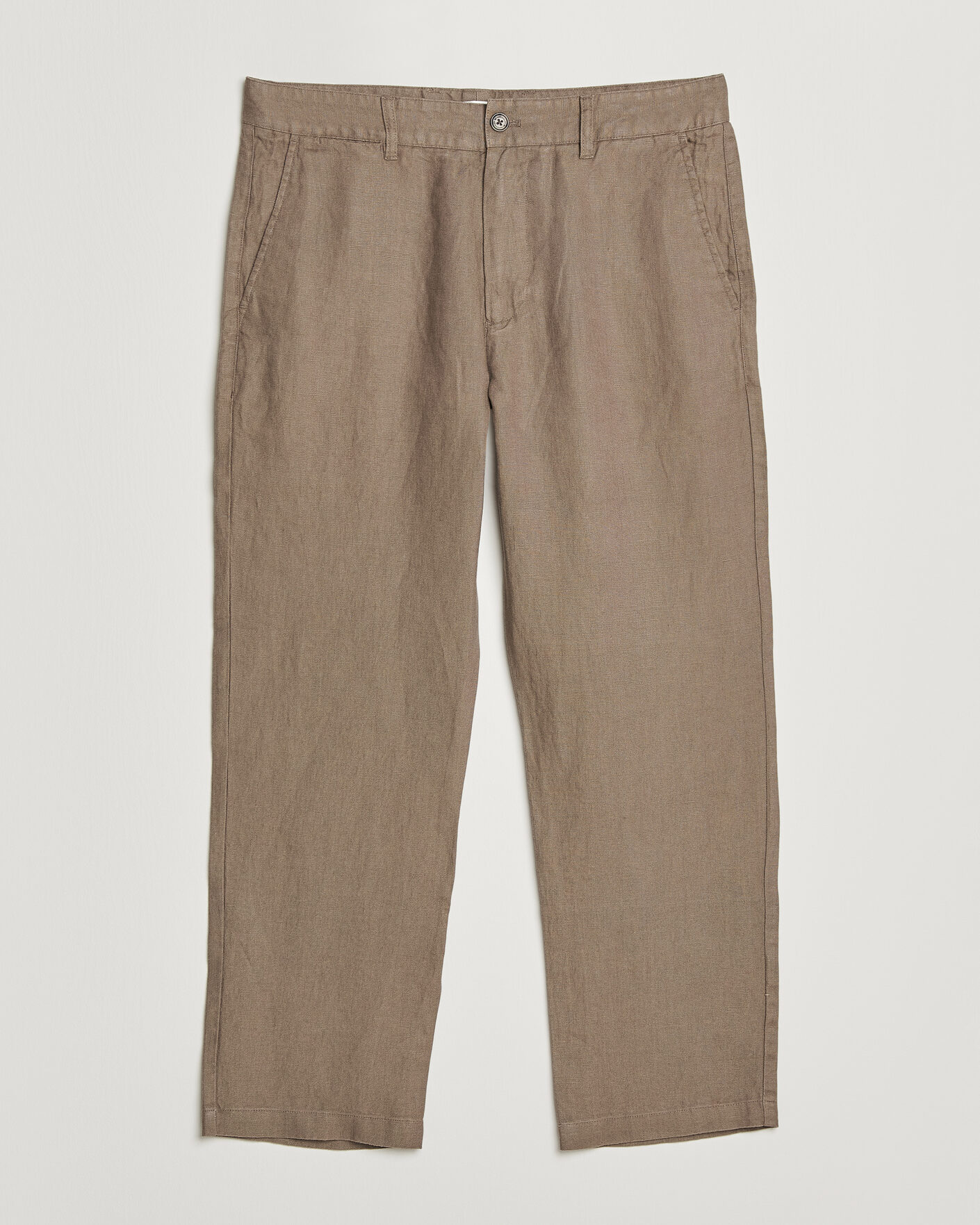 Herren | Hosen | NN07 | Aden Regular Fit Linen Trousers Clay Mirage