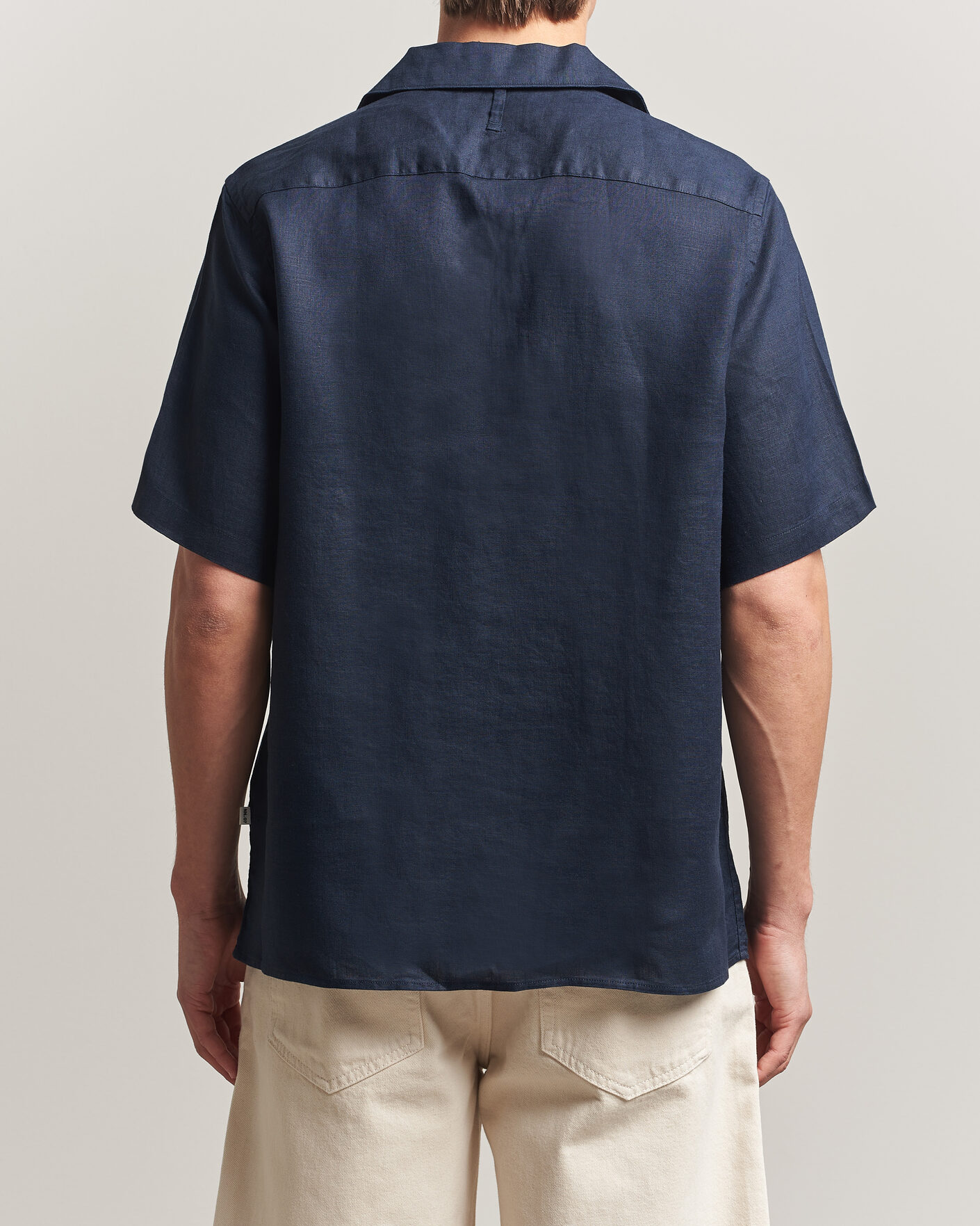 Herren | Hemden | NN07 | Julio Linen Resort Shirt Navy Blue