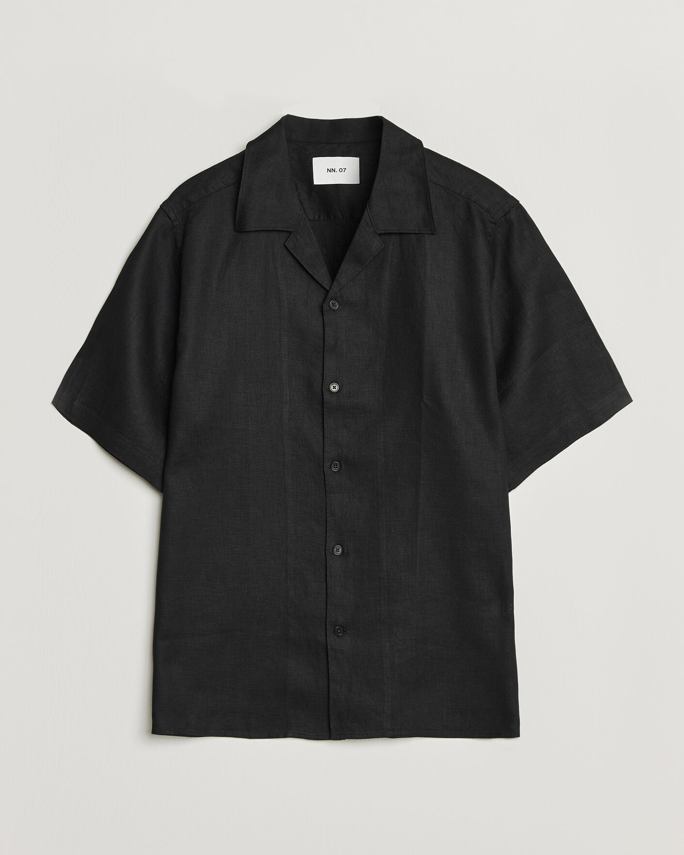 Herren | Hemden | NN07 | Julio Linen Resort Shirt Black