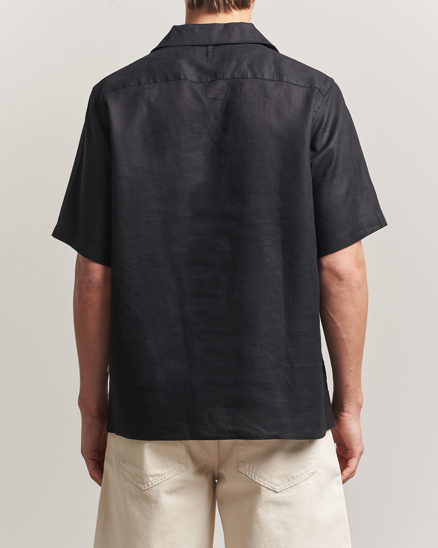 Herren | Hemden | NN07 | Julio Linen Resort Shirt Black