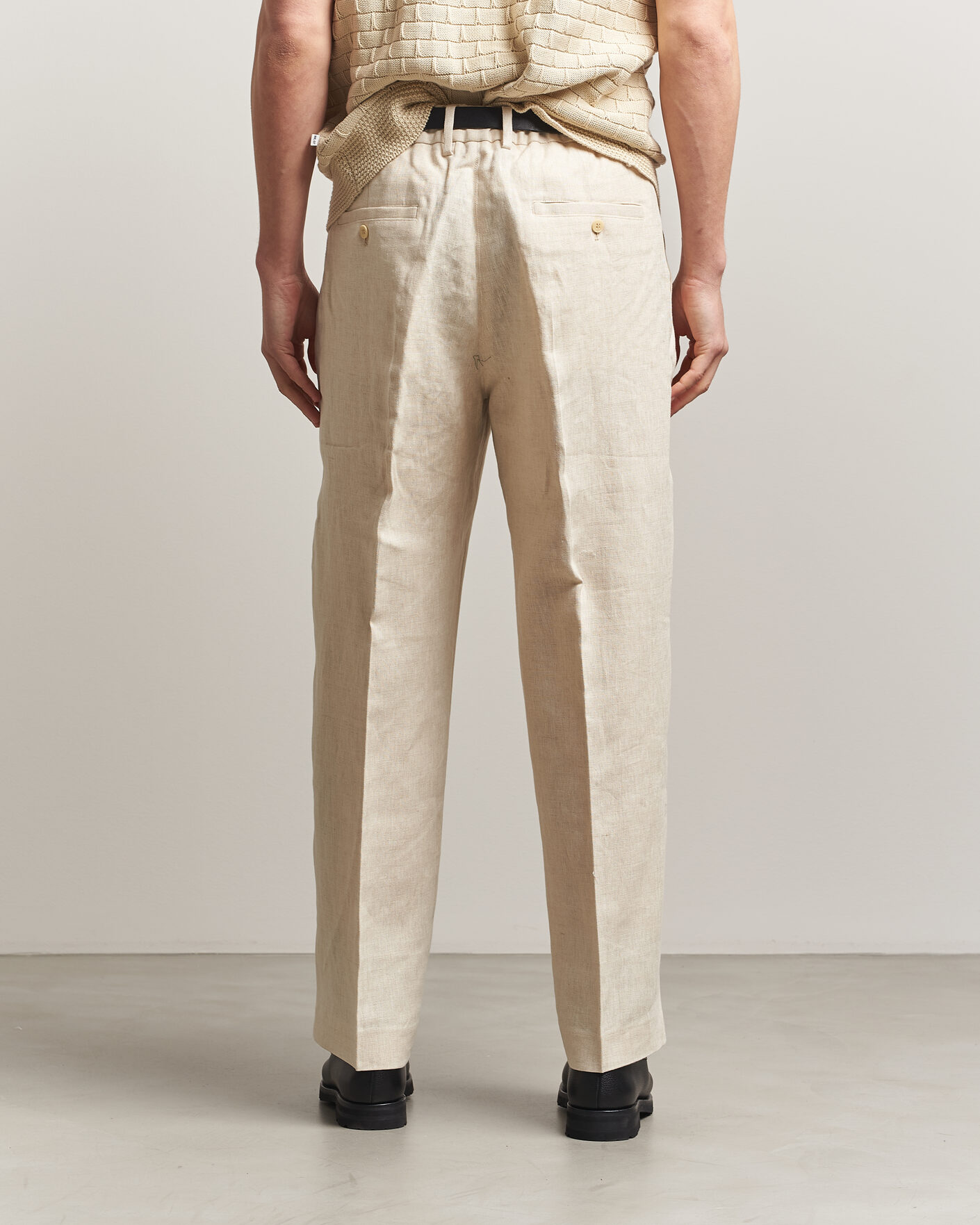 Herren | Hosen | NN07 | Kay Relaxed Fit Linen Trousers Oat