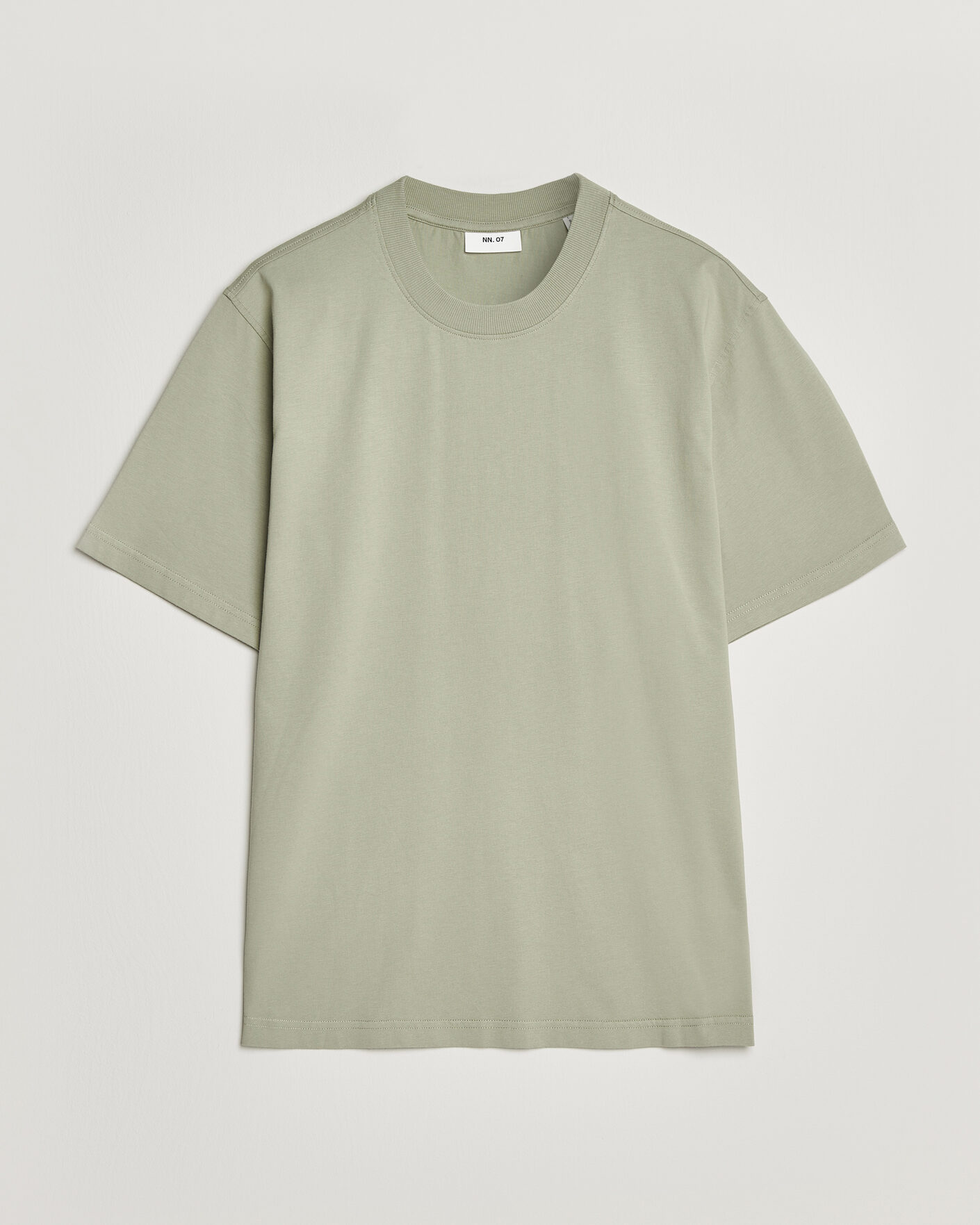 Herren | T-Shirts | NN07 | Adam Crew Neck T-Shirt Sage Green