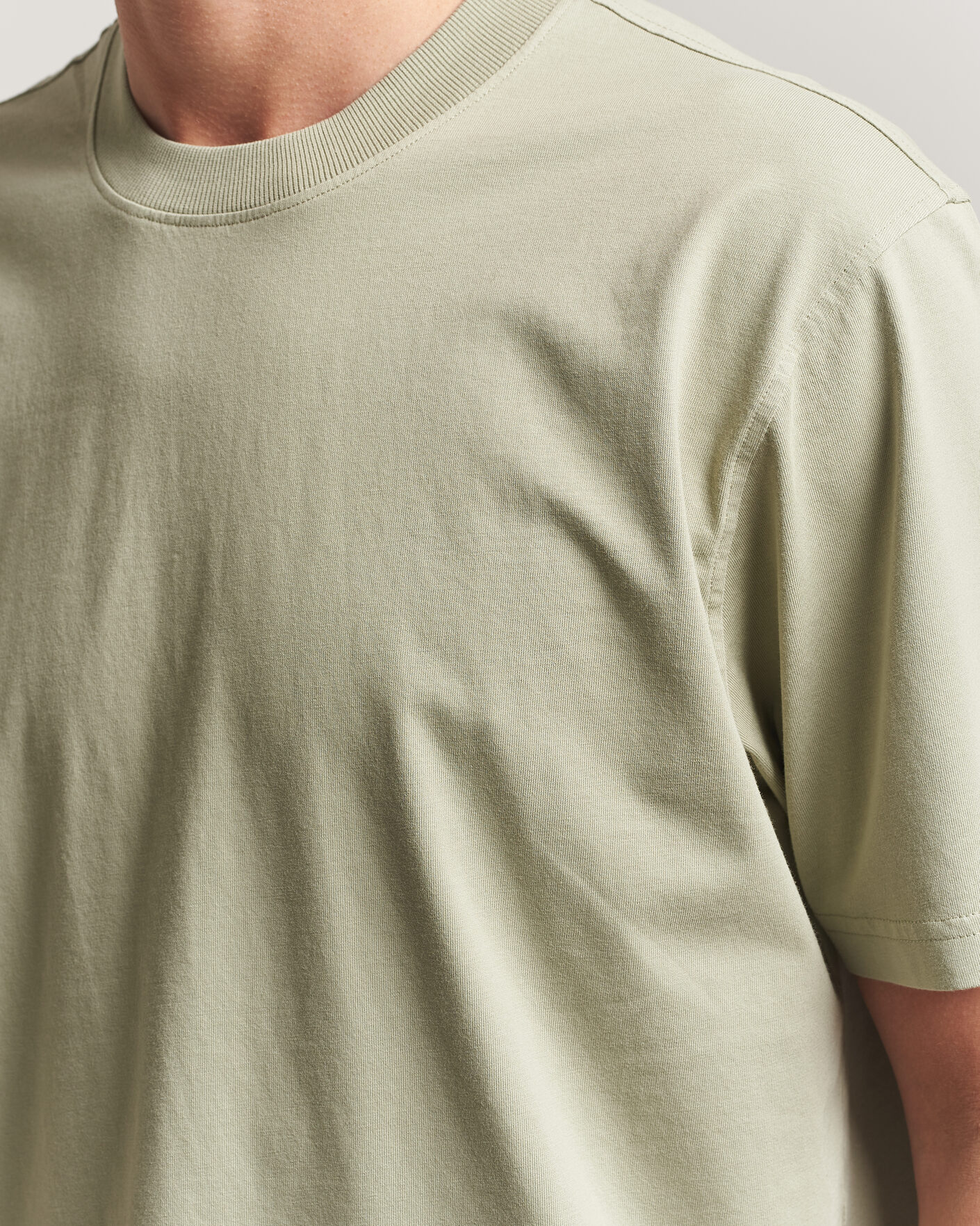 Herren | T-Shirts | NN07 | Adam Crew Neck T-Shirt Sage Green