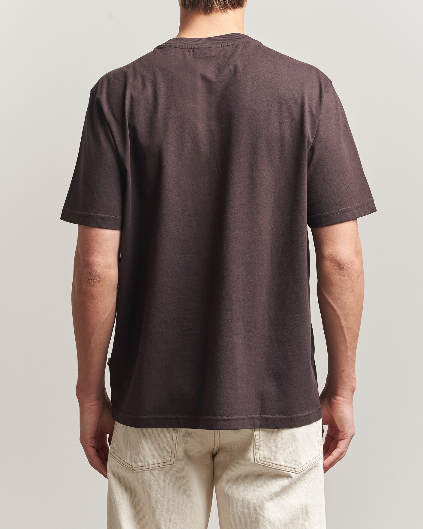 Herren | T-Shirts | NN07 | Adam Crew Neck T-Shirt Dusky Port