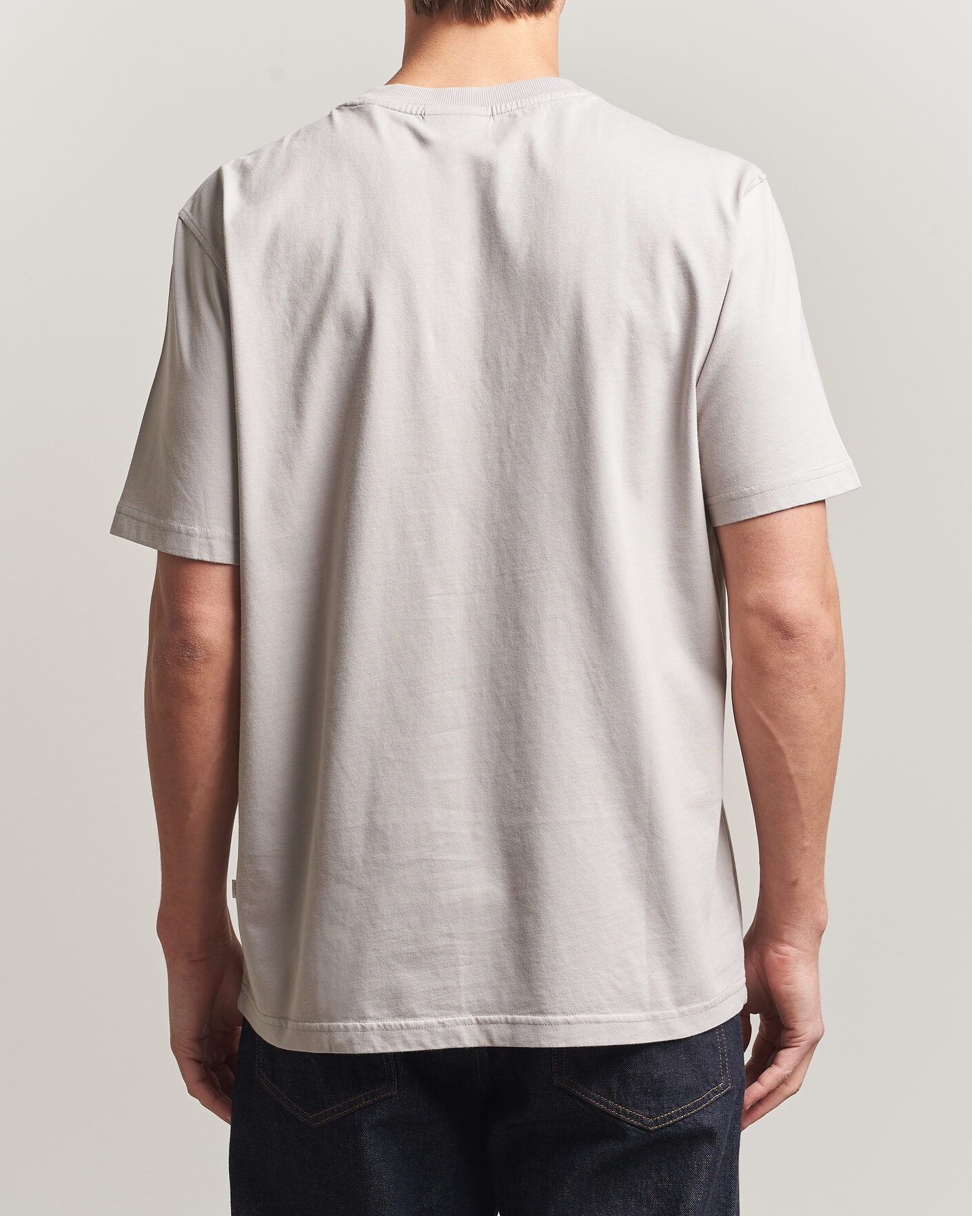 Herren | T-Shirts | NN07 | Adam Crew Neck T-Shirt Moon Dust