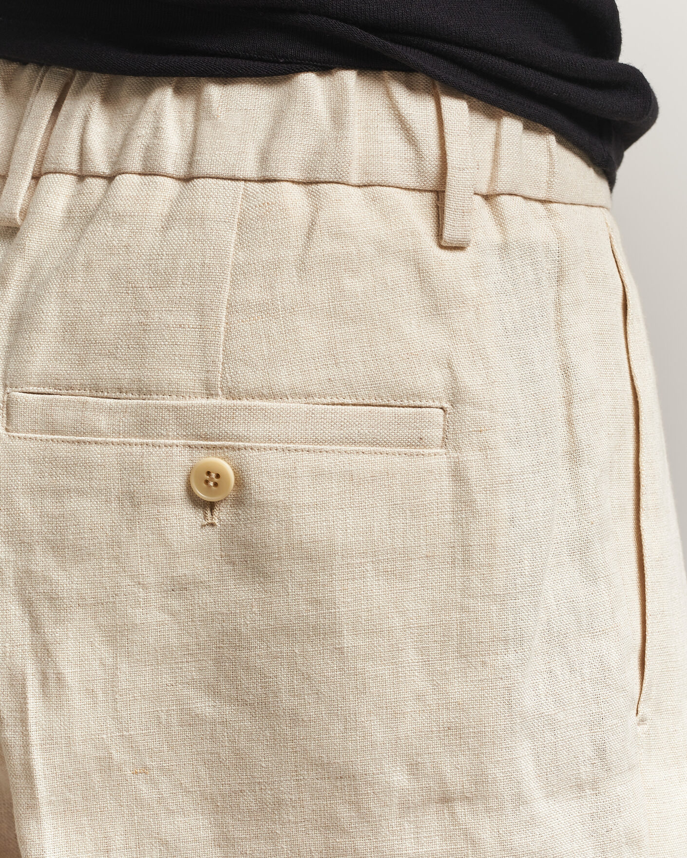 Herren | Shorts | NN07 | Kay Relaxed Fit Linen Drawstring Shorts Oat