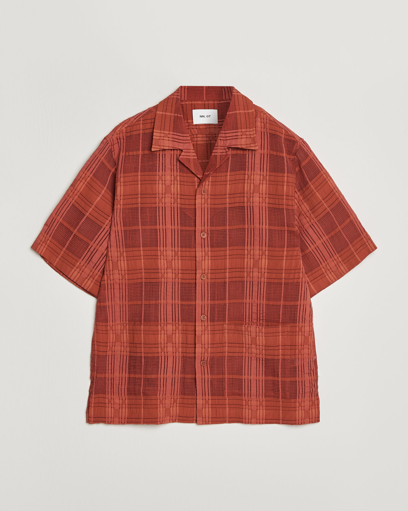 Herren | Hemden | NN07 | Ben Short Sleeve Shirt Sienna Heat