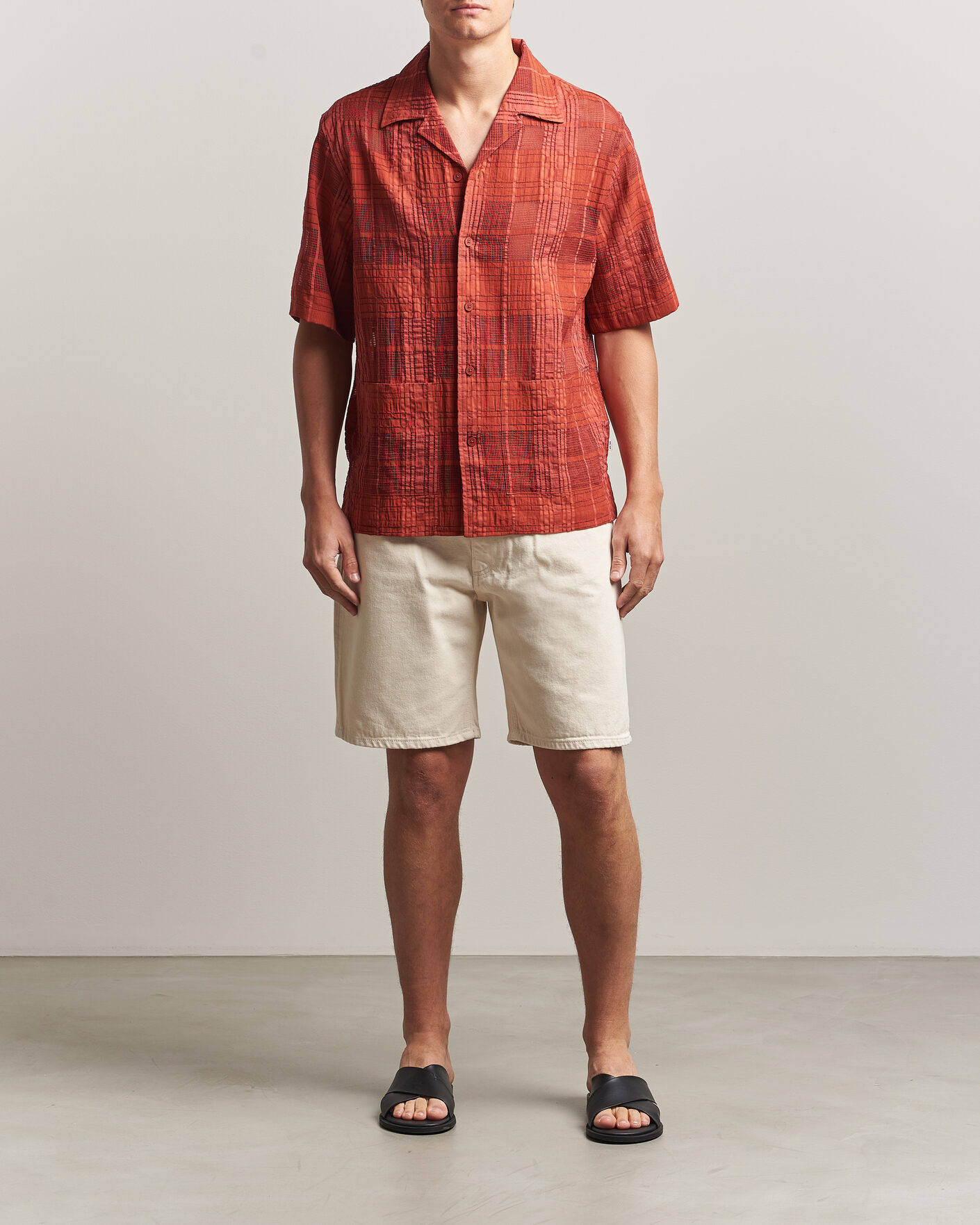 Herren | Hemden | NN07 | Ben Short Sleeve Shirt Sienna Heat