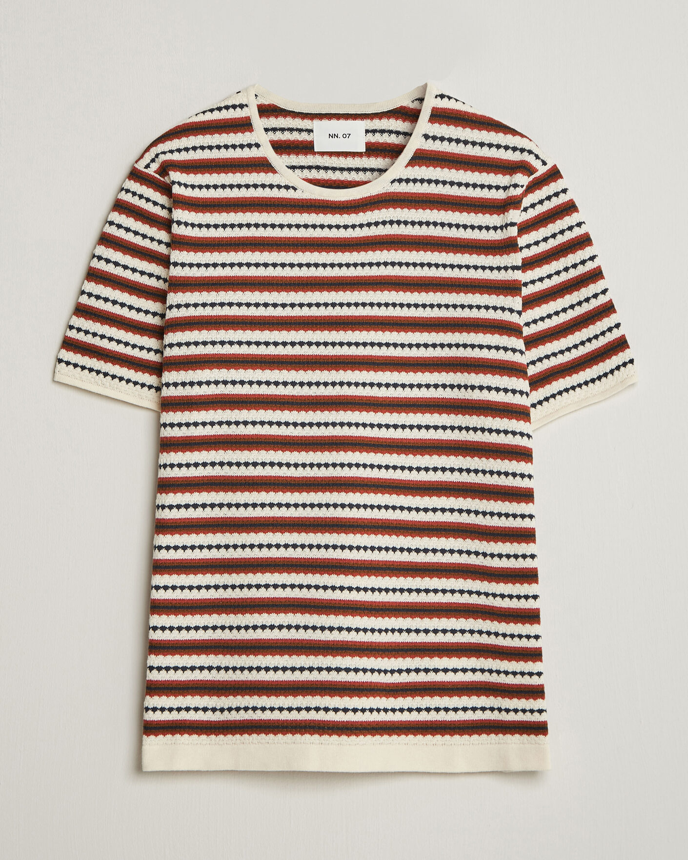 Herren | T-Shirts | NN07 | Bari Knitted Striped T-Shirt Multi
