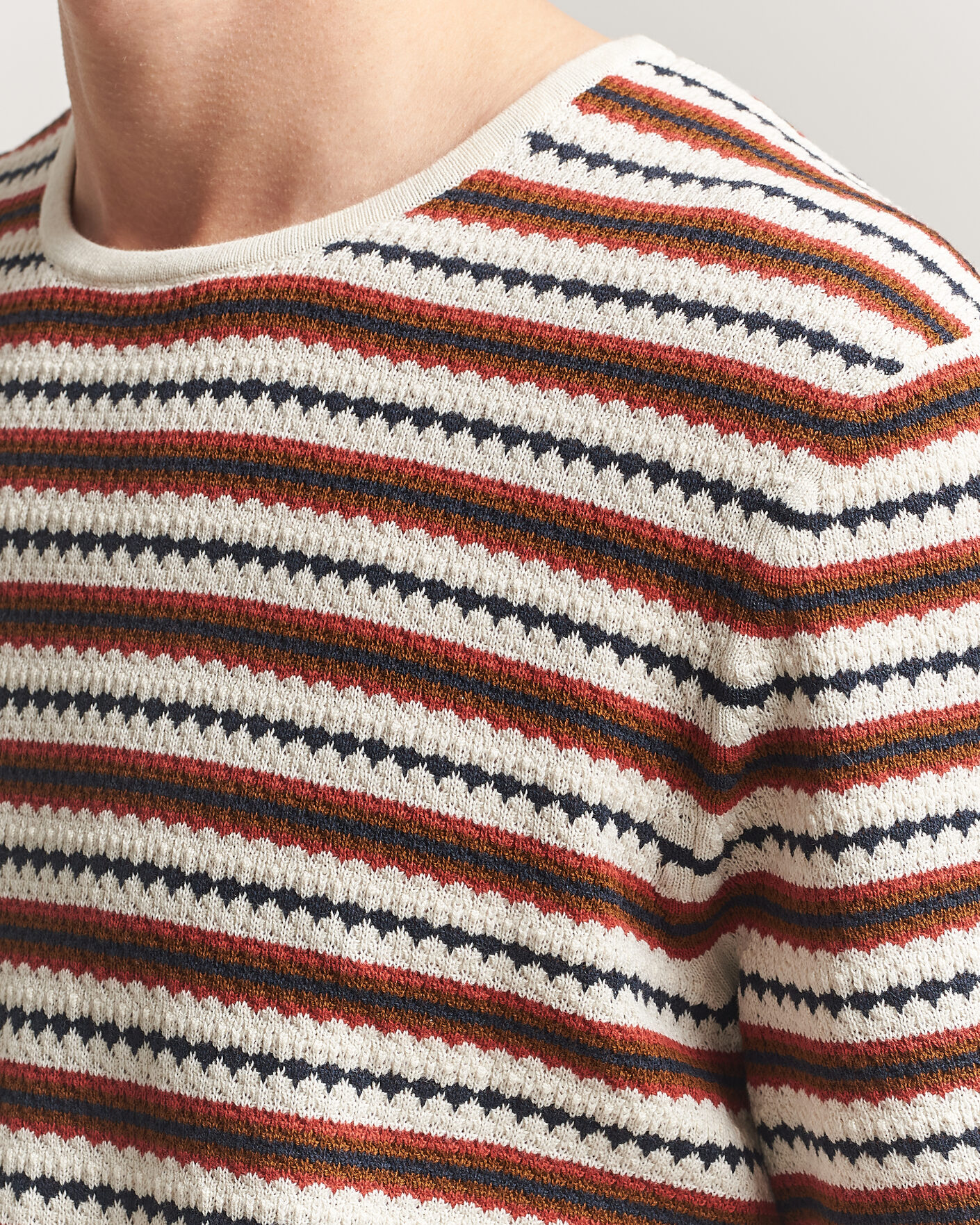 Herren | T-Shirts | NN07 | Bari Knitted Striped T-Shirt Multi