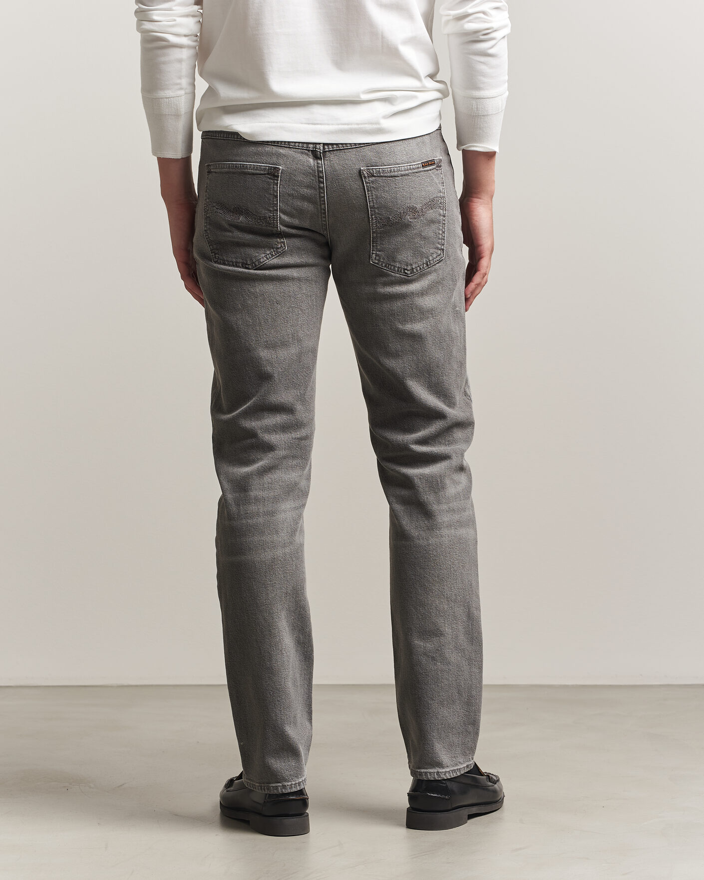 Herren | Jeans | Nudie Jeans | Solid Ollie Jeans Pale Ash