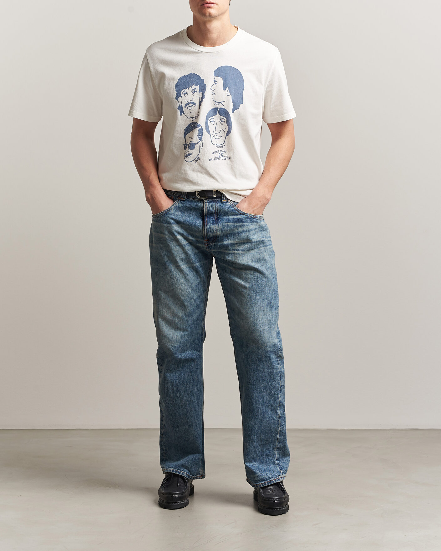 Herren | Jeans | Nudie Jeans | Regular Alf Jeans Silver Tracks