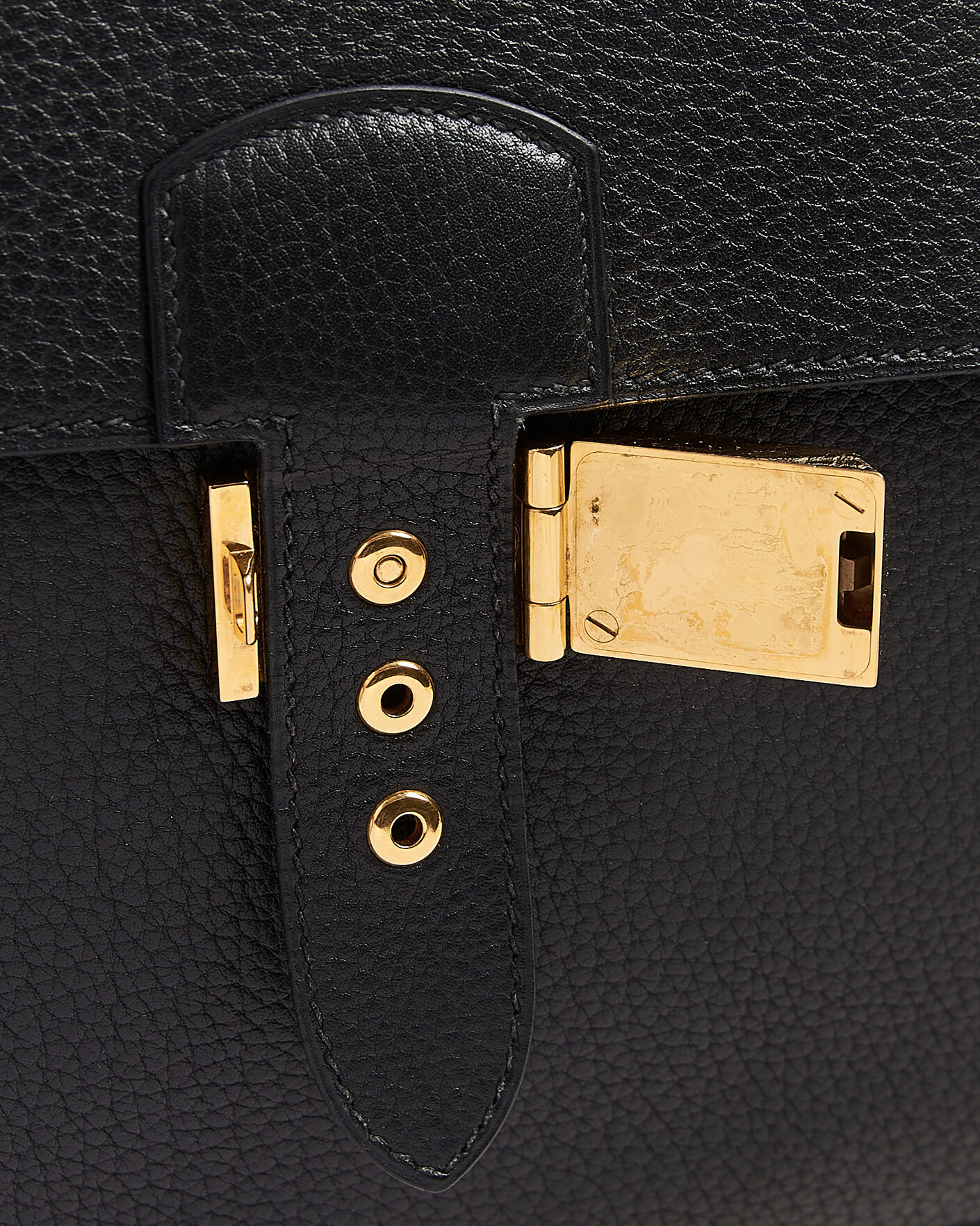 Herren | Pre-Owned & Vintage Bags | Hermès Pre-Owned | Sac à Dépêches 41 Black